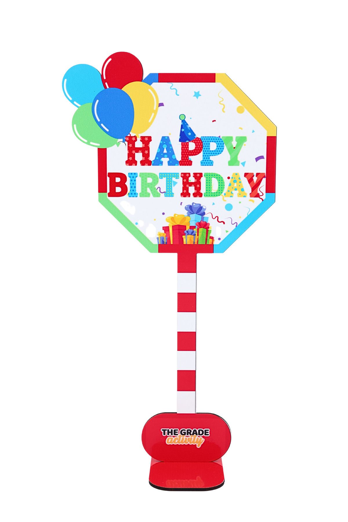 The Grade Masaüstü Happy Birthday Display Doğum Günü Parti Doğum Günü Parti Süsleri Doğum Günü Setleri Parti