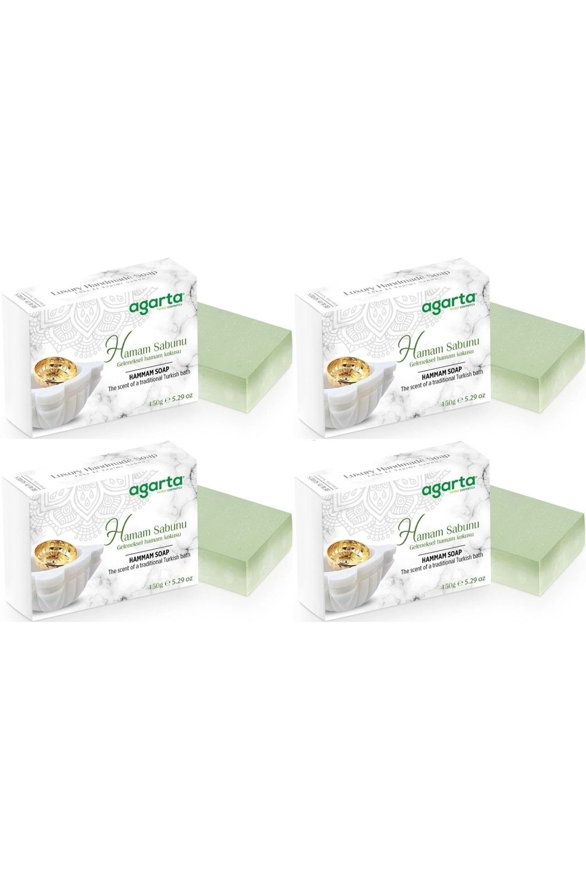 Agarta El Yapımı Doğal Sabun 150gr Hamam (4 LÜ SET)