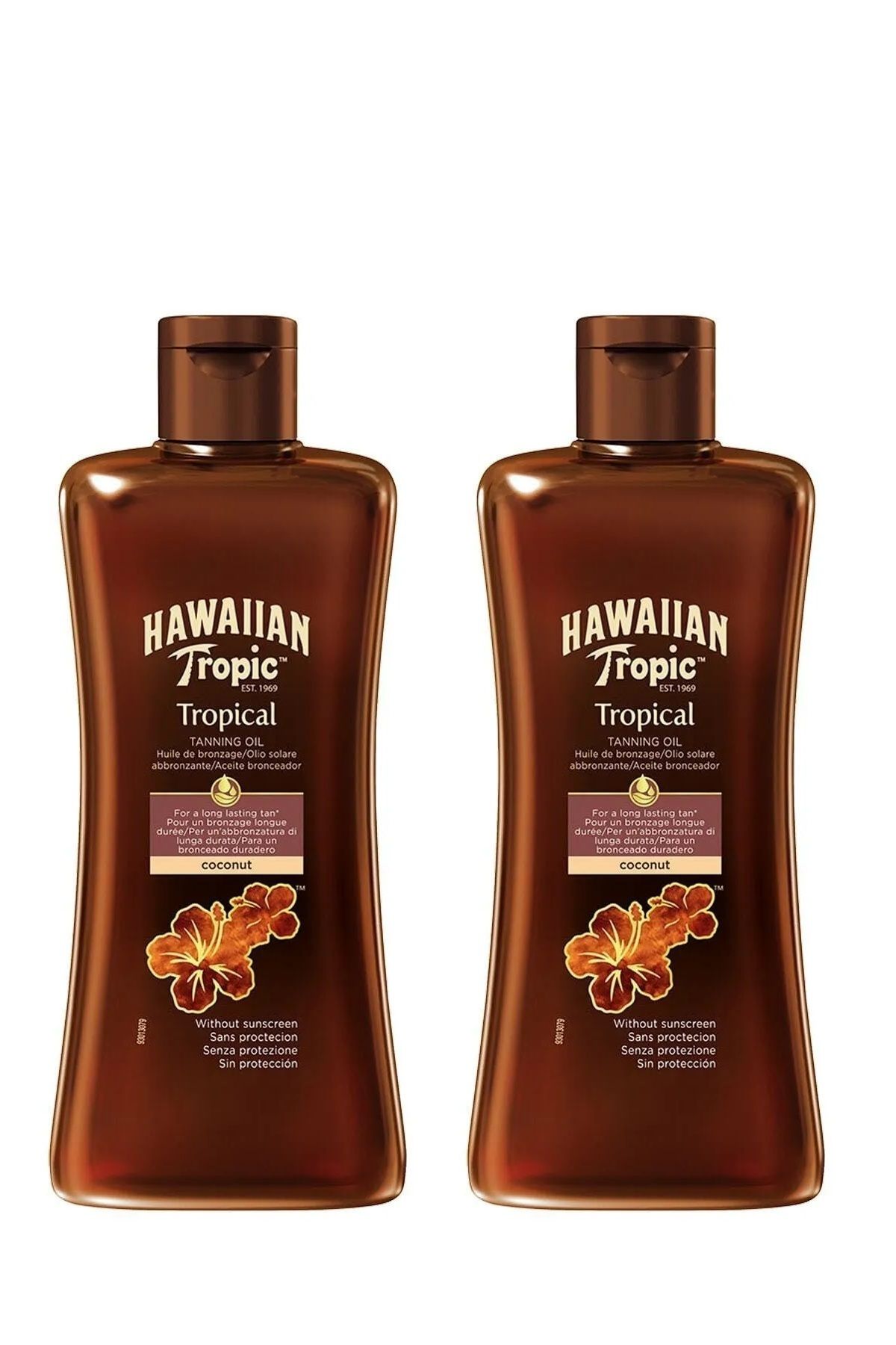 Hawaian Tropic Yoğun Bronzlaştırıcı Yağ 200 ml x 2 adet