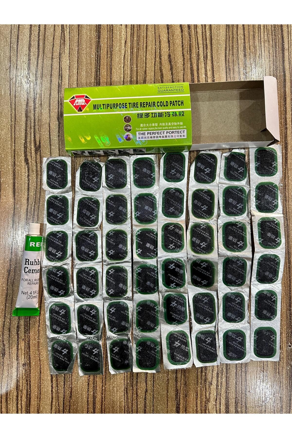 OEM 48 Li Bisiklet Lastik Tamir Yama Seti Soğuk Yama