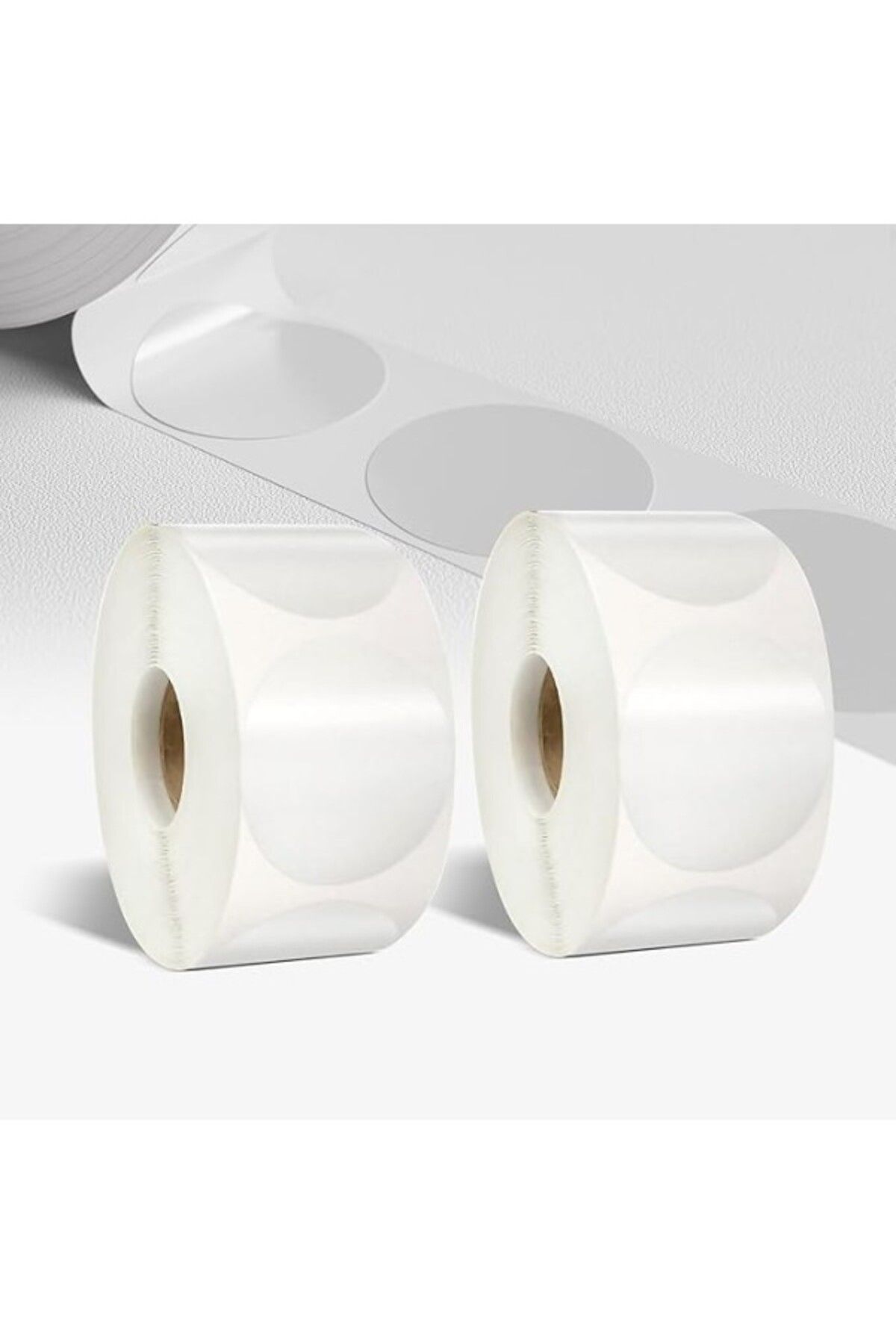 ShopZum Şeffaf Paketleme Etiketi - Yuvarlak Paketleme Etiketleri - 3 Cm Çapında - Şeffaf Mühür