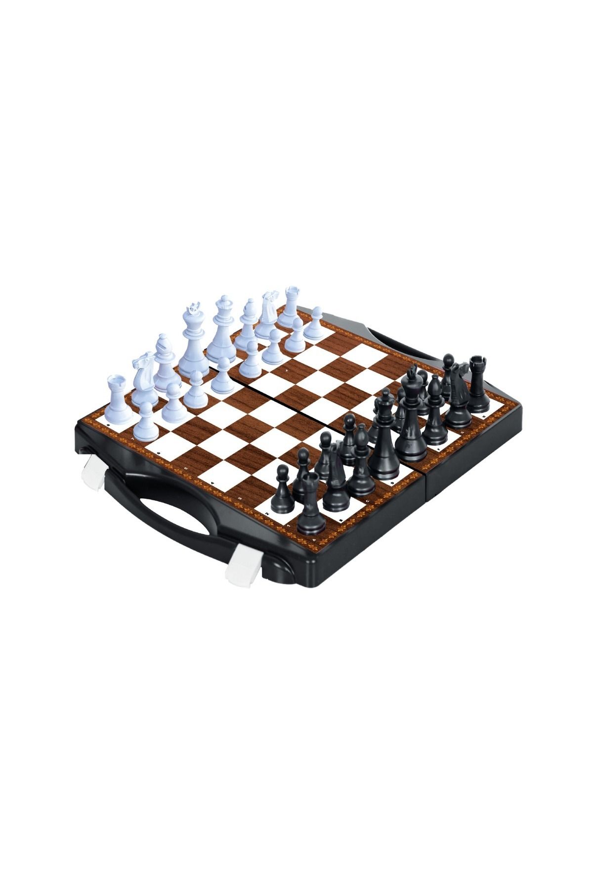 NOY-Chess Backgammon Checkers 3 in 1 Game Set Educational Game Brain Teaser 4
