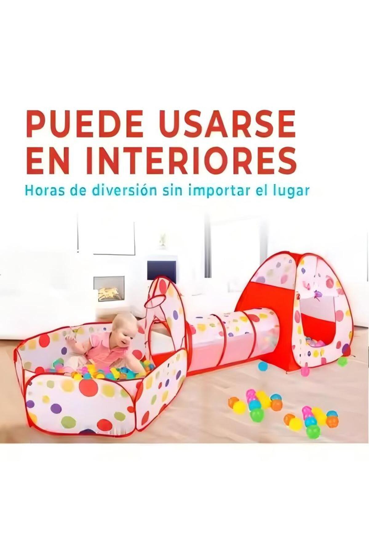 خيمة ألعاب قابلة للطي على شكل نفق زحف، بيت لعب للأطفال، حوض سباحة لكرة السلة وكرات المحيط