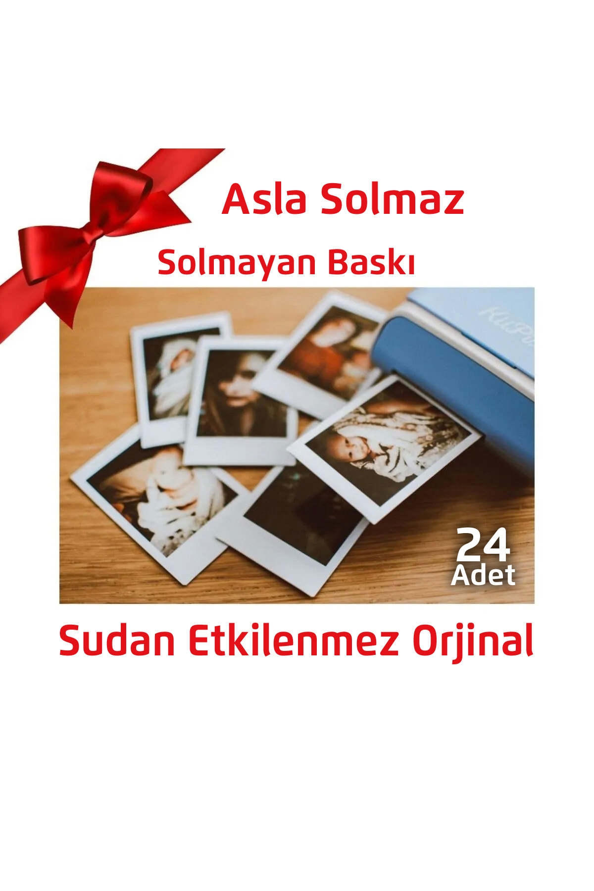 Foto Uysal Uzun Ömürlü Solmayan Polo Kart Baskı 24 Adet 5x7,5cm Ebat.