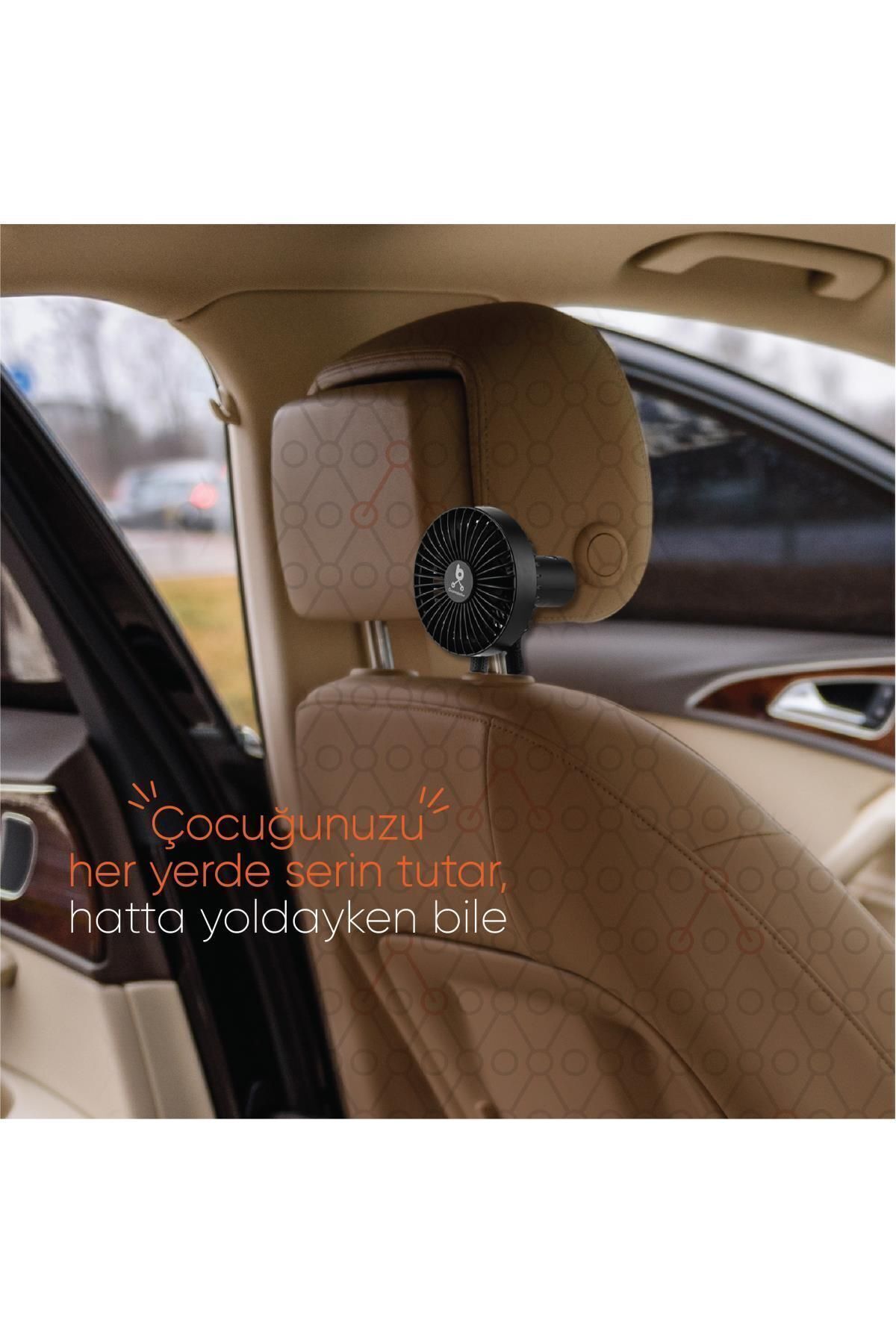 Gezenbebe Çok Fonksiyonlu Mini Fan – Esnek Ayaklı, USB Şarjlı Bebek Arabası & Masaüstü Vantilatör fotoğrafı 7 (önizleme)