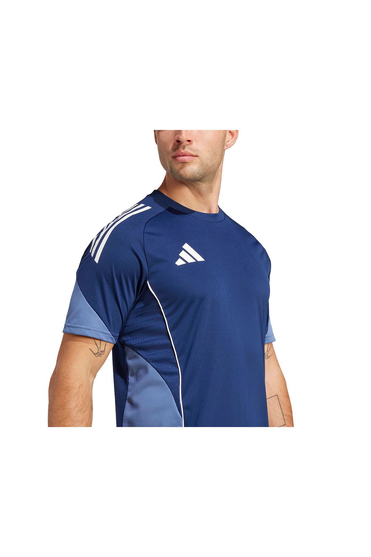 adidas-Ανδρικό μπλουζάκι προπόνησης κατάλληλο για καθημερινή χρήση και αθλητικό άνετο απλό μπλουζάκι 4