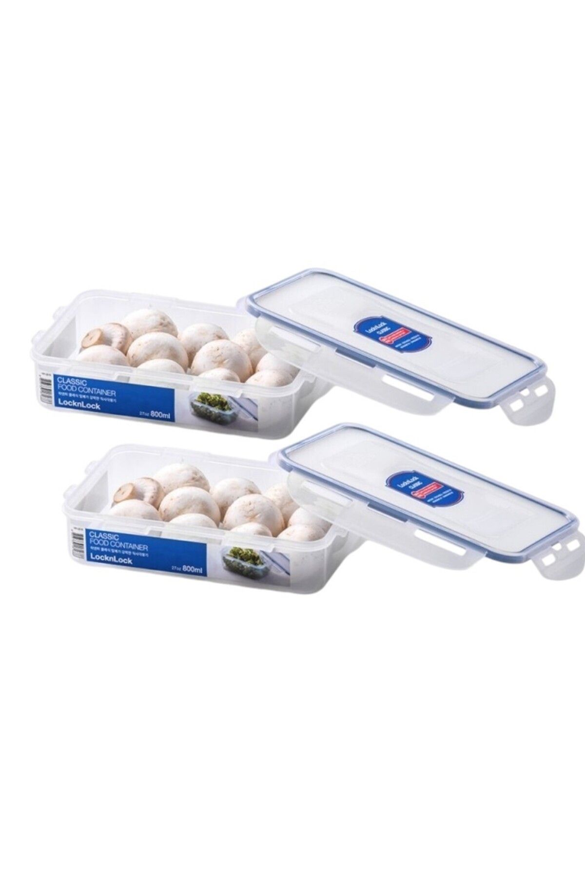 locknlock-Classic Airtight Rectangular Containers 800ml Set of 2 3