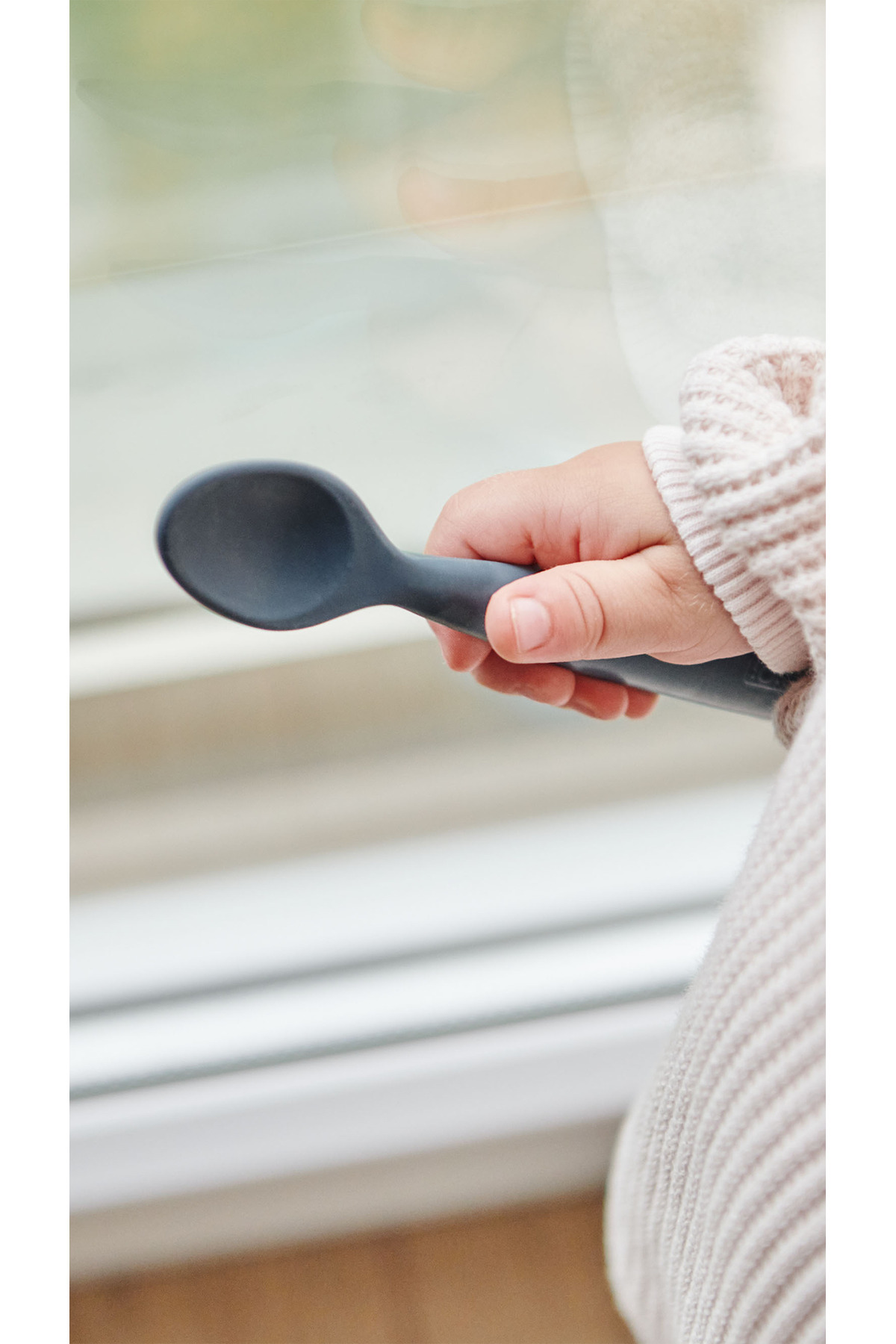 OiOi Nam Nam Silikon Mama Kaşığı - Lacivert fotoğrafı 5 (önizleme)