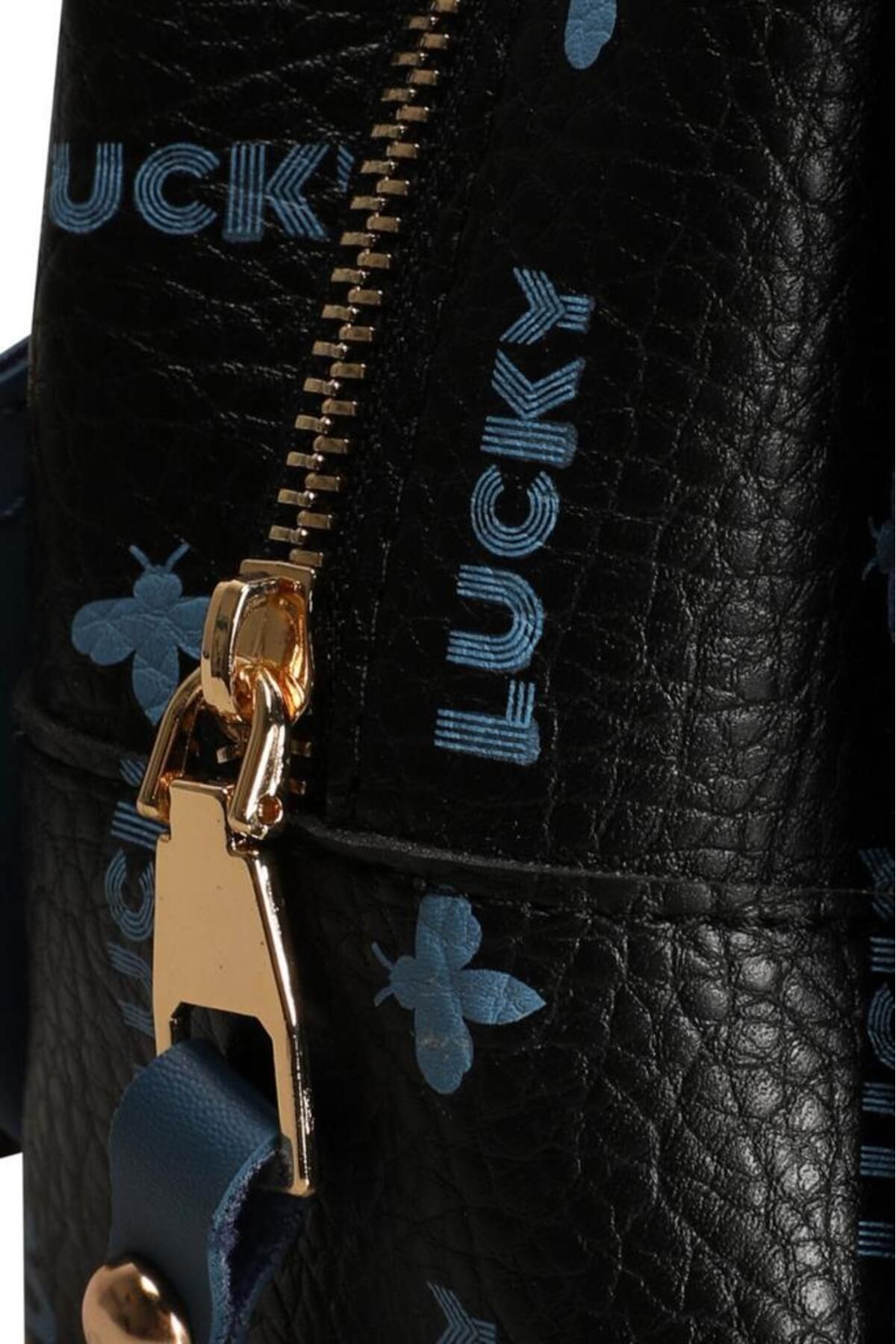 Lucky Bees-Gemusterter Damenrucksack 4