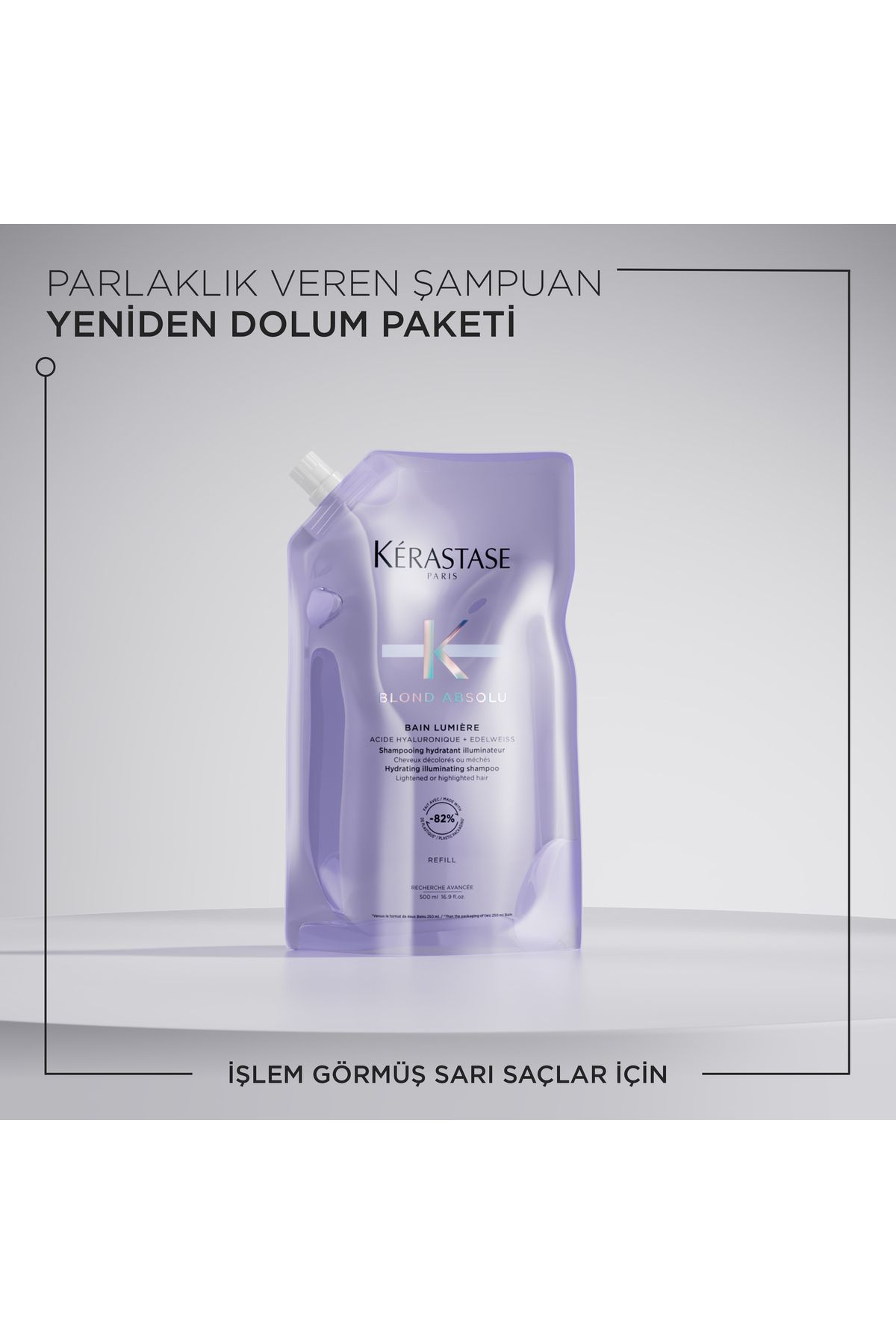 شامپو مردانه و زنانه BLOND ABSOLU BAIN LUMIERE BUSISSING 500 میل Kerastase