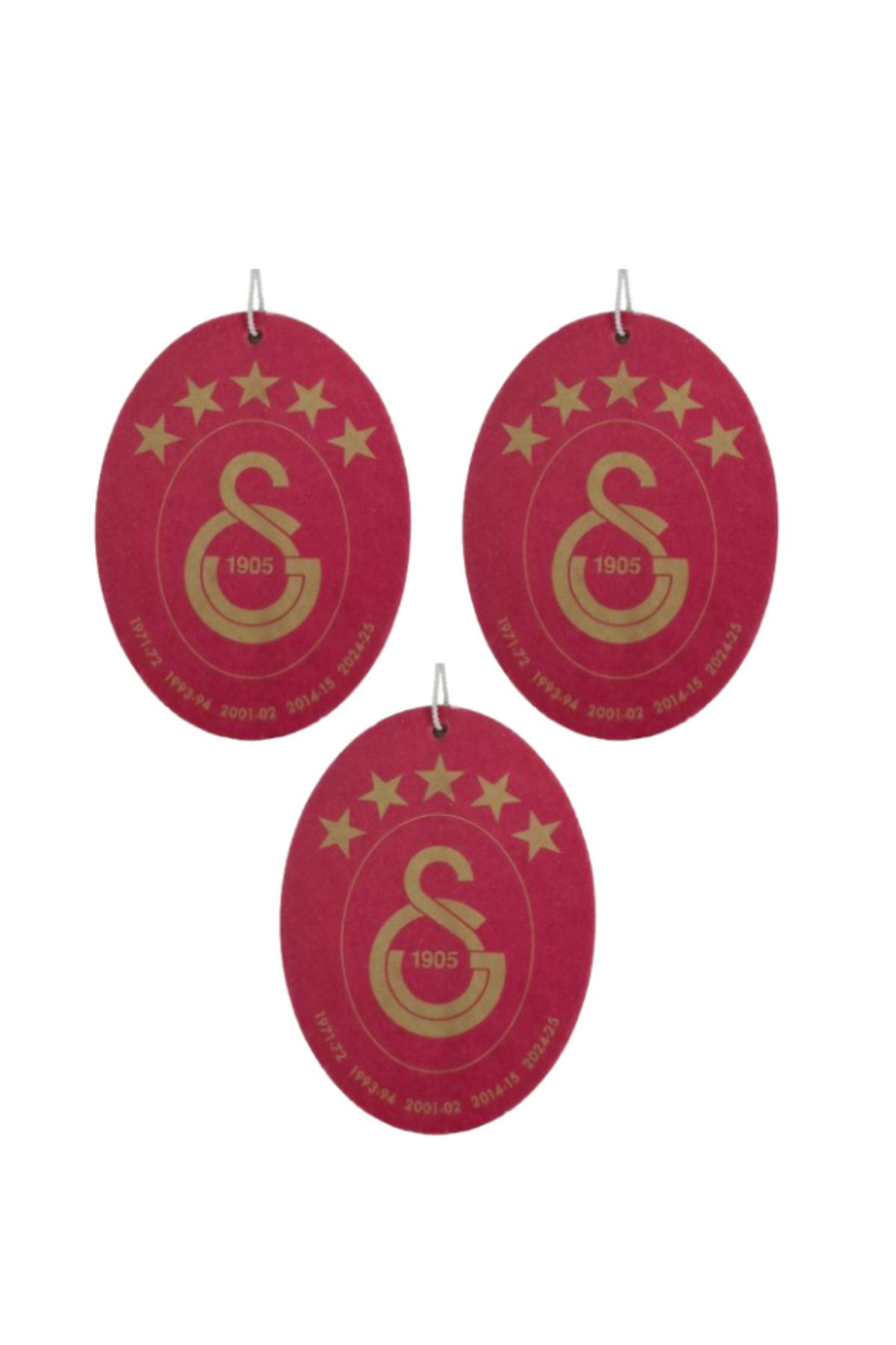 Galatasaray Resmi Lisanslı 5Yıldız Always Kokulu Oto Asma Kokusu(3lü) - Gs Asma Arac Kokusu Always(3lü)