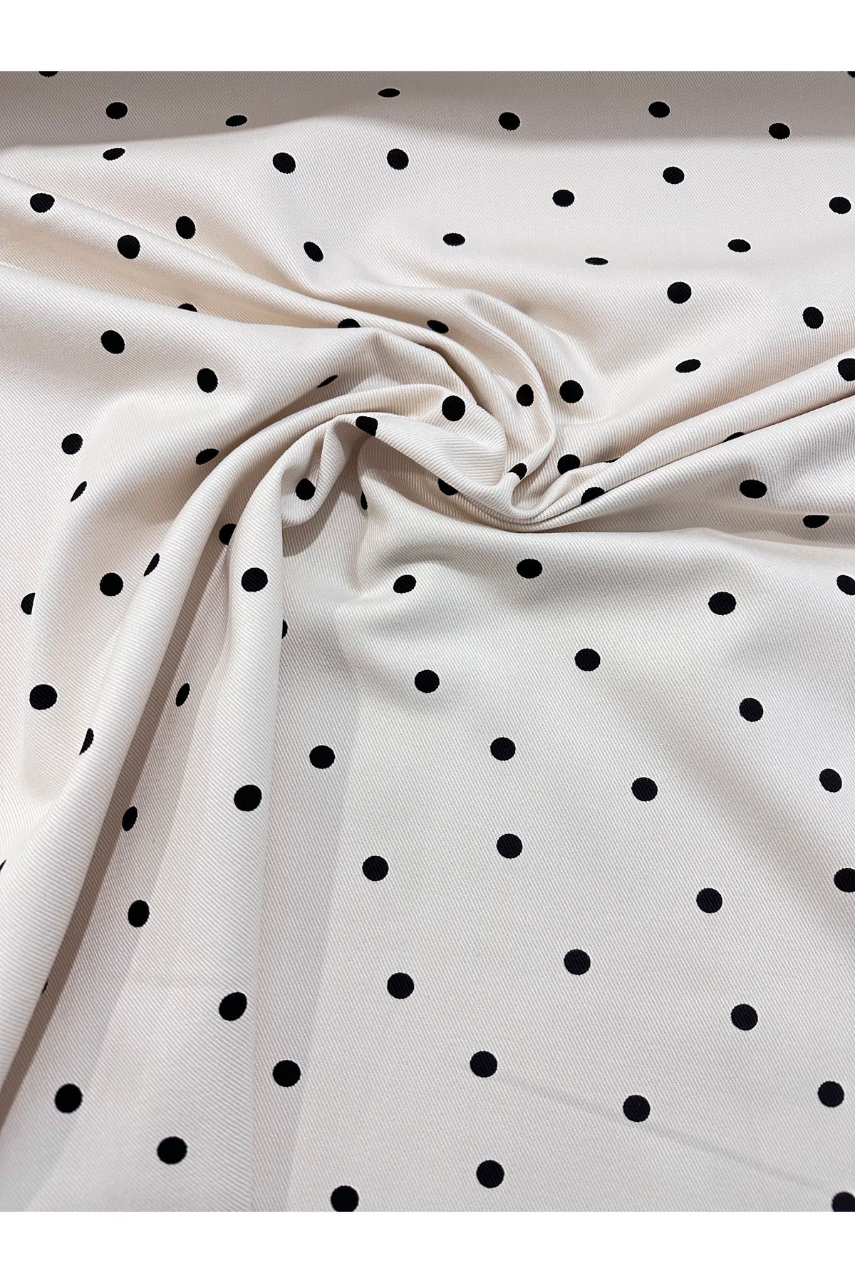 Butik Kot Kumaş Diagonel Puantiyeli %100 Pamuk