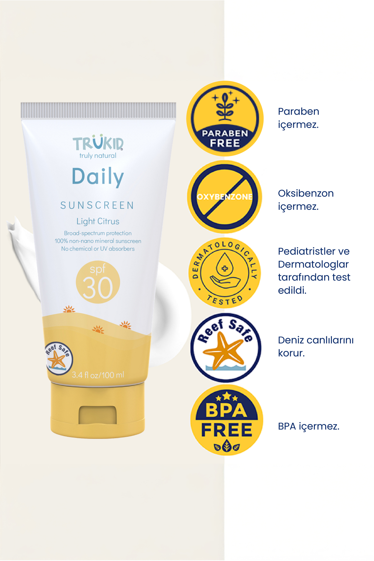 Günlük Kullanıma Uygun Güneş Kremi SPF 30 100 ml — 10302 — تصویر 7 از 7