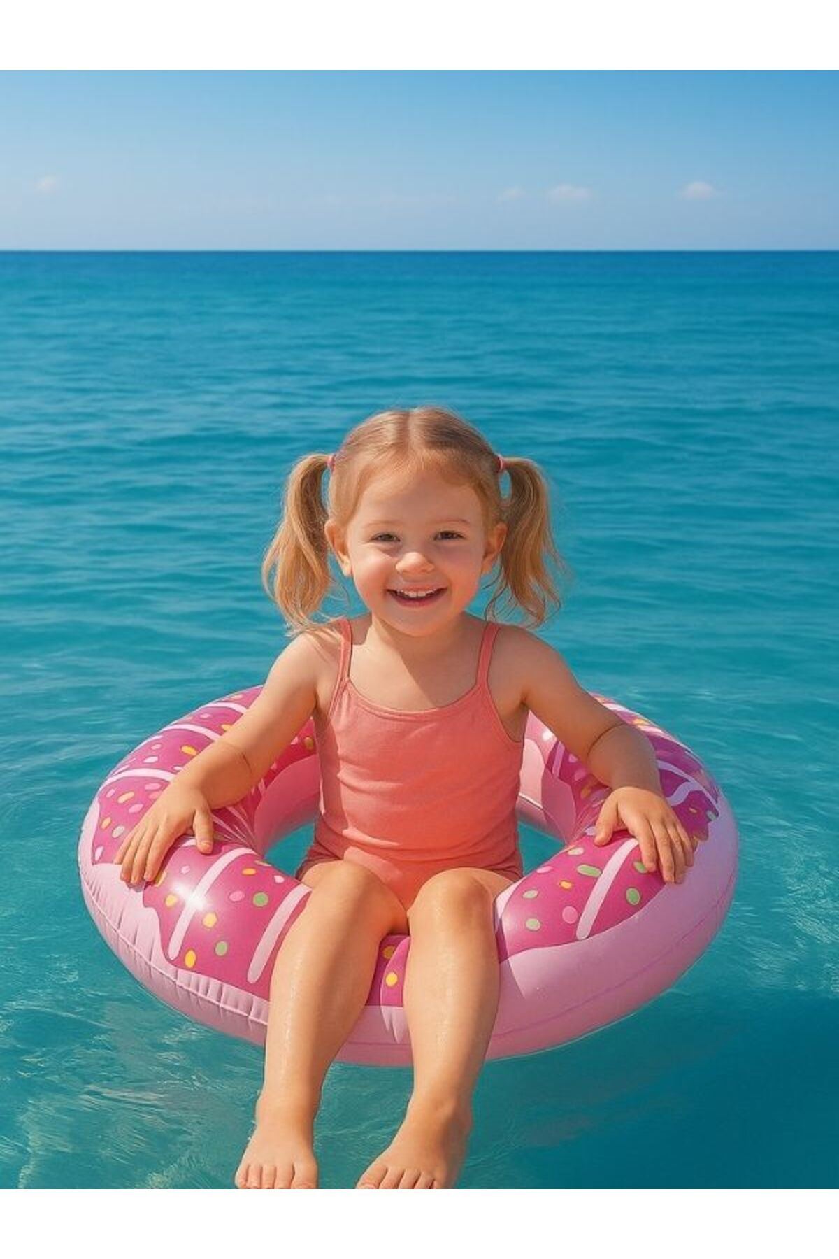 NUNU-Floating Sweet Kingdom-Sweet Bites-Mini Donut Adventure-90Cm Sea Ring (1 Pcs 90cm Donut Ring) 2