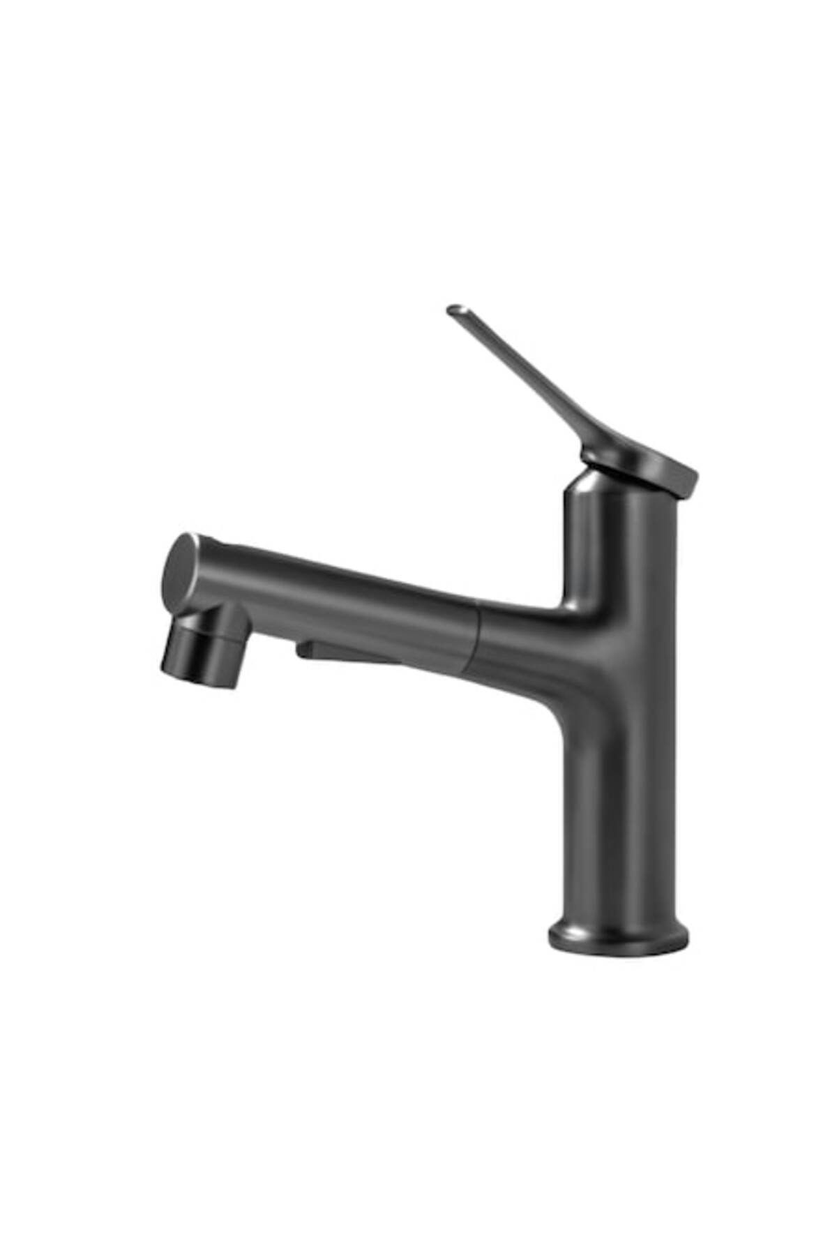BiXXBi-Bath 3 Basin Faucet with Three Flow Functions, Grey 7