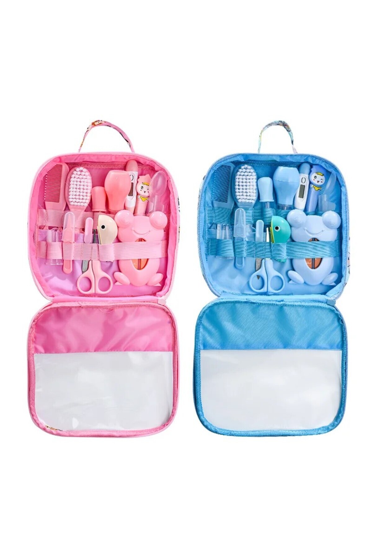 tutobaby Çantalı Bebek Bakım Seti Pembe (13 Parça) fotoğrafı 5 (önizleme)