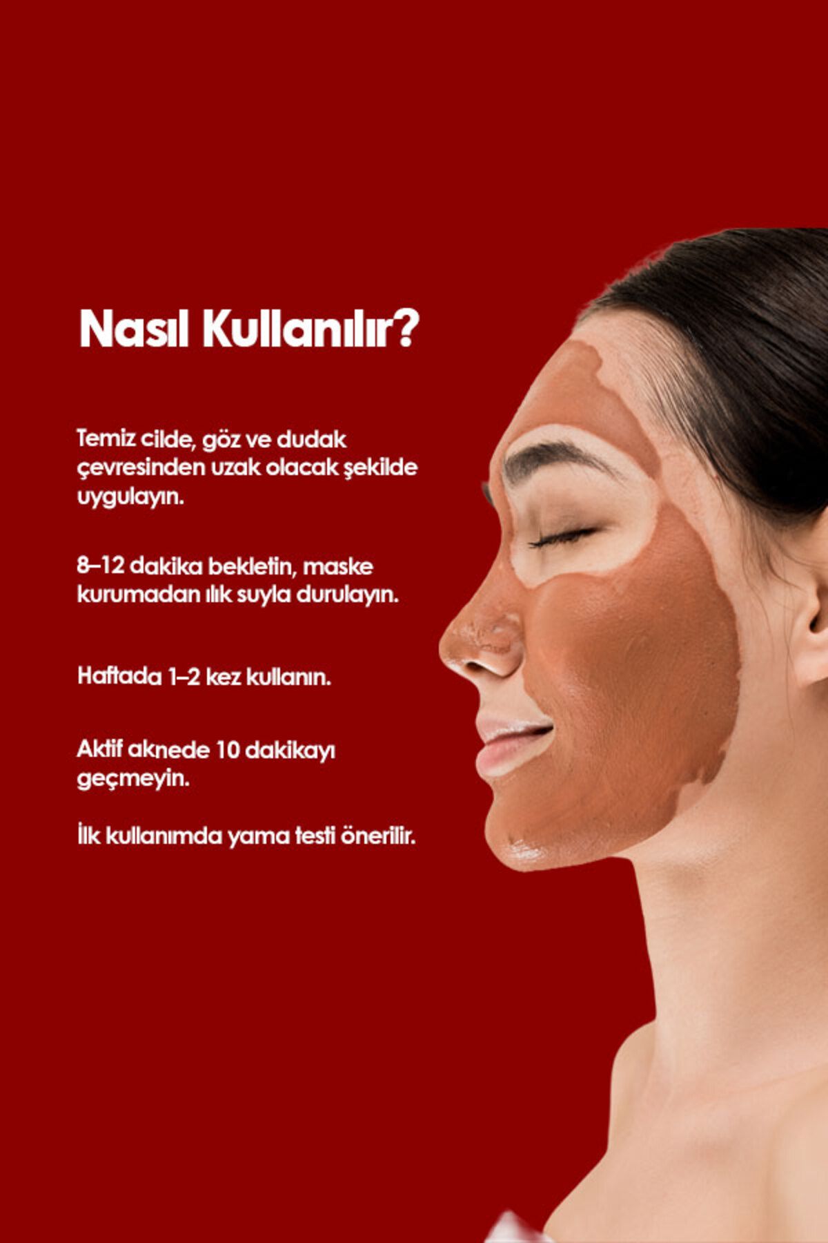 Reagain-Moroccan Red Clay Mask - Pore Refining, Sebun Balancing Face Mask - Oily and Combination Skin 6