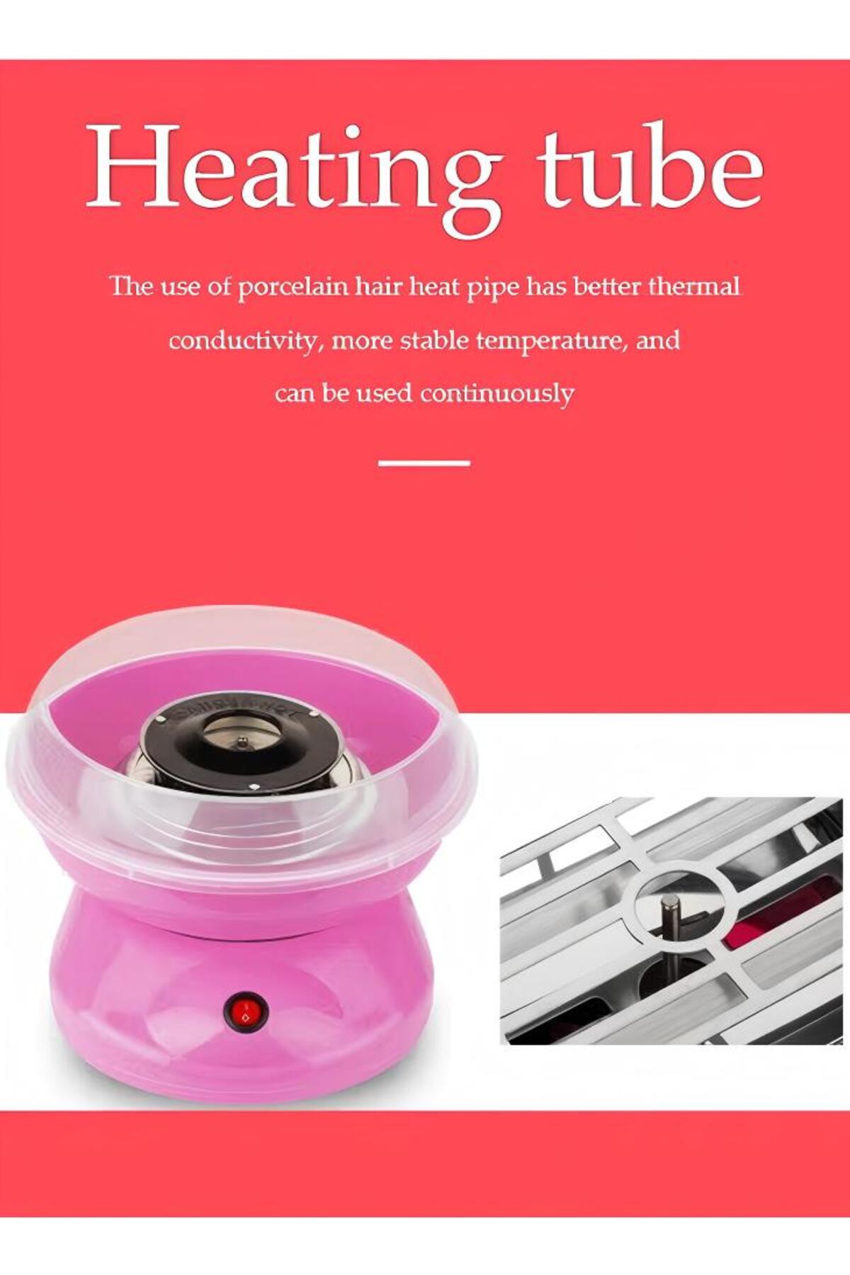 آلة صنع حلوى غزل البنات الكهربائية الصغيرة، آلة صنع حلوى غزل البنات المحمولة، أدوات منزلية للأطفال