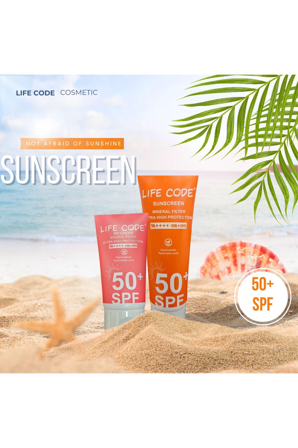 LİFE CODE-Life Code Bb Sunscreen Mineral Filter Color Tone Equalizer 50 Spf 50 ml 3