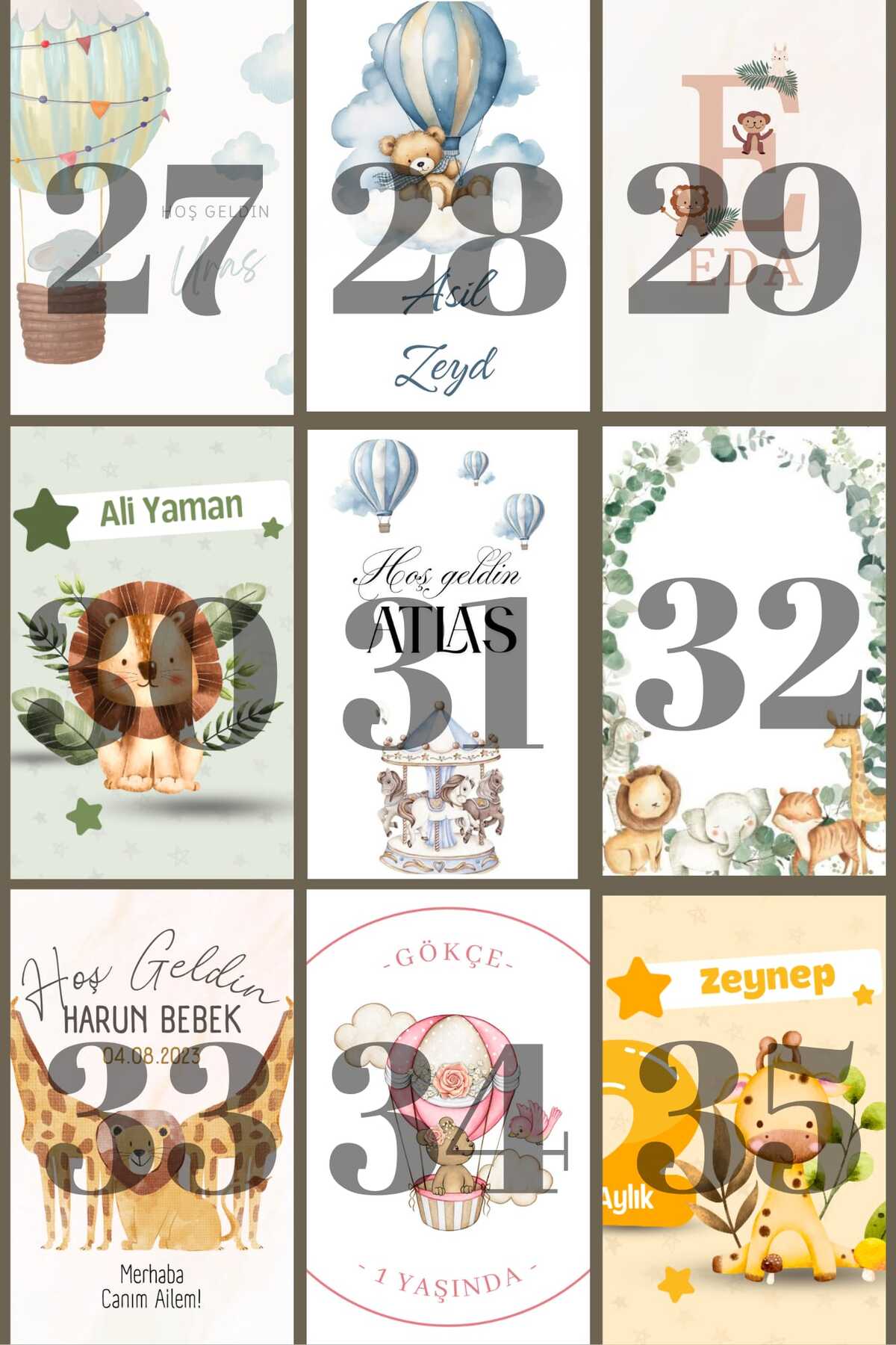 NLYCOLLECTİON Bebek Hedi̇yeli̇k Kolonya (mevli̇d, Yeni̇ Doğan, Doğum Günü) 10 Adet fotoğrafı 7 (önizleme)