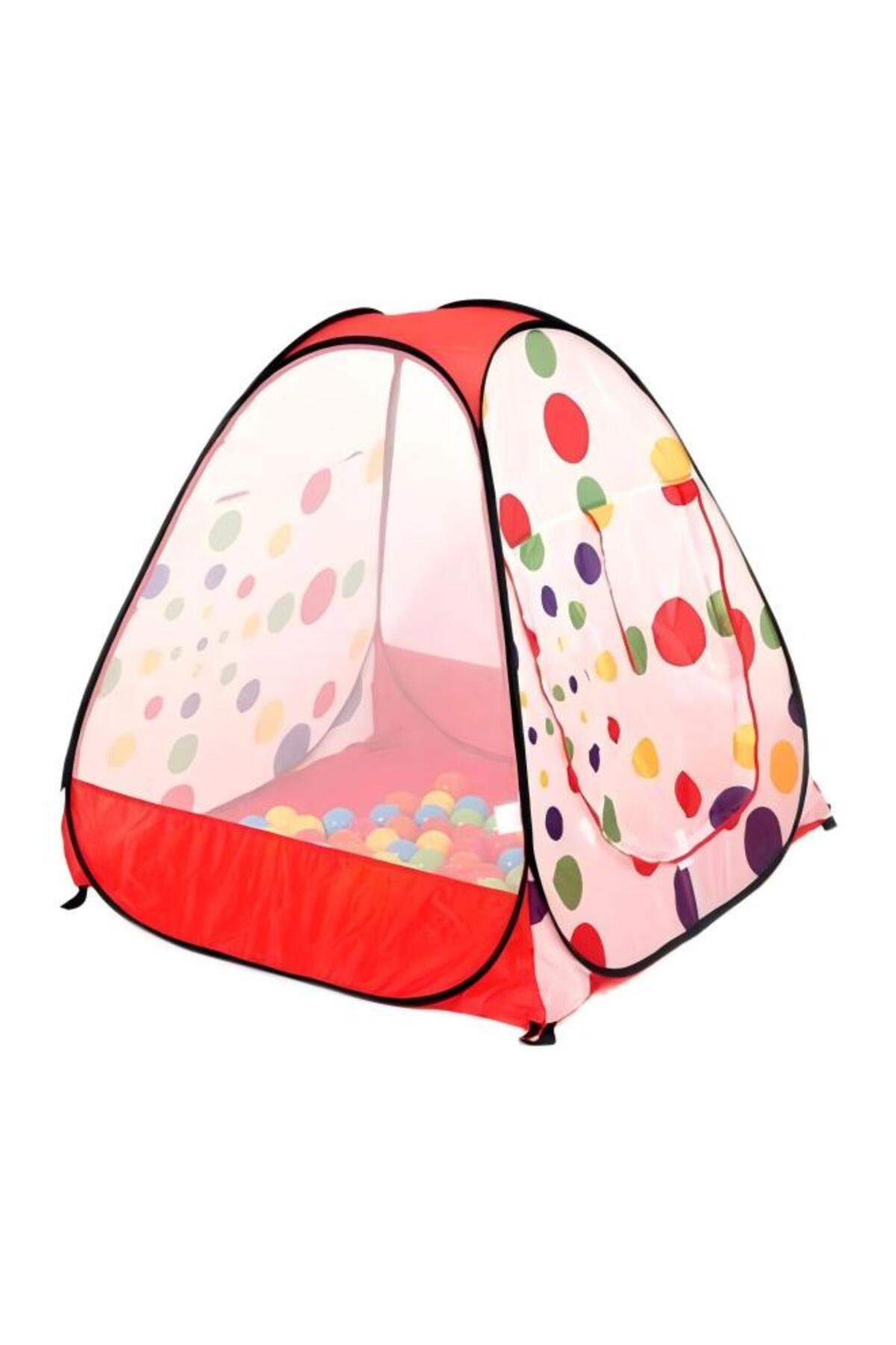 خيمة لعب منبثقة داخل المنزل مع حفرة كرات سحرية، 92×92×96 سم