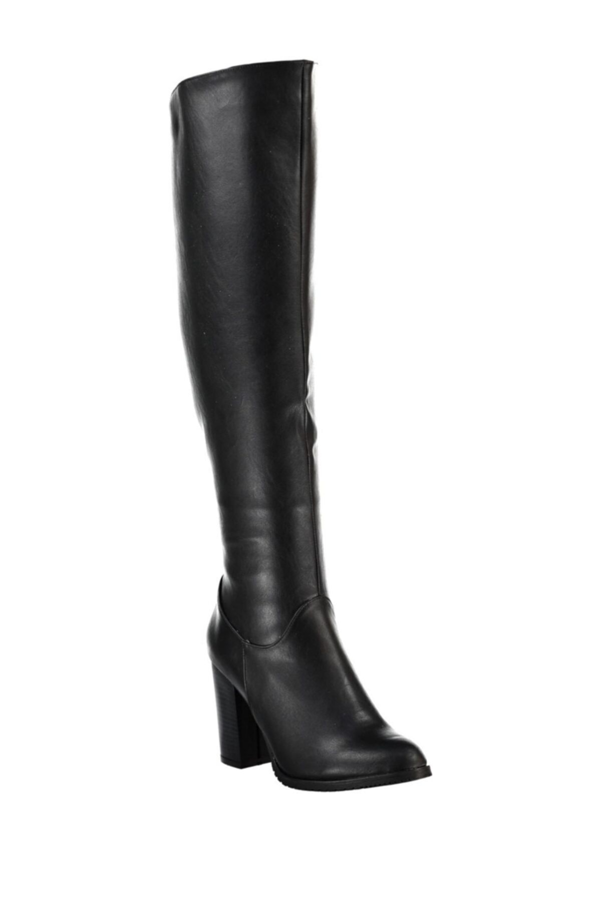 چکمه مشکی زنانه A654018009 اورجینال Fox Shoes