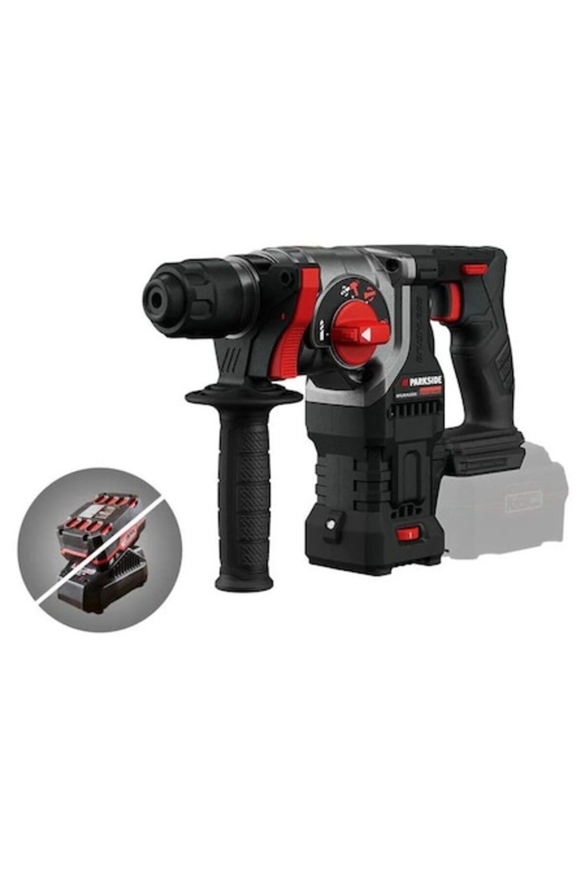 PARKSIDE-PARKSIDE PERFORMANCE 20 V PKHAP 20-Li Cordless Rotary Hammer without battery and charger 3