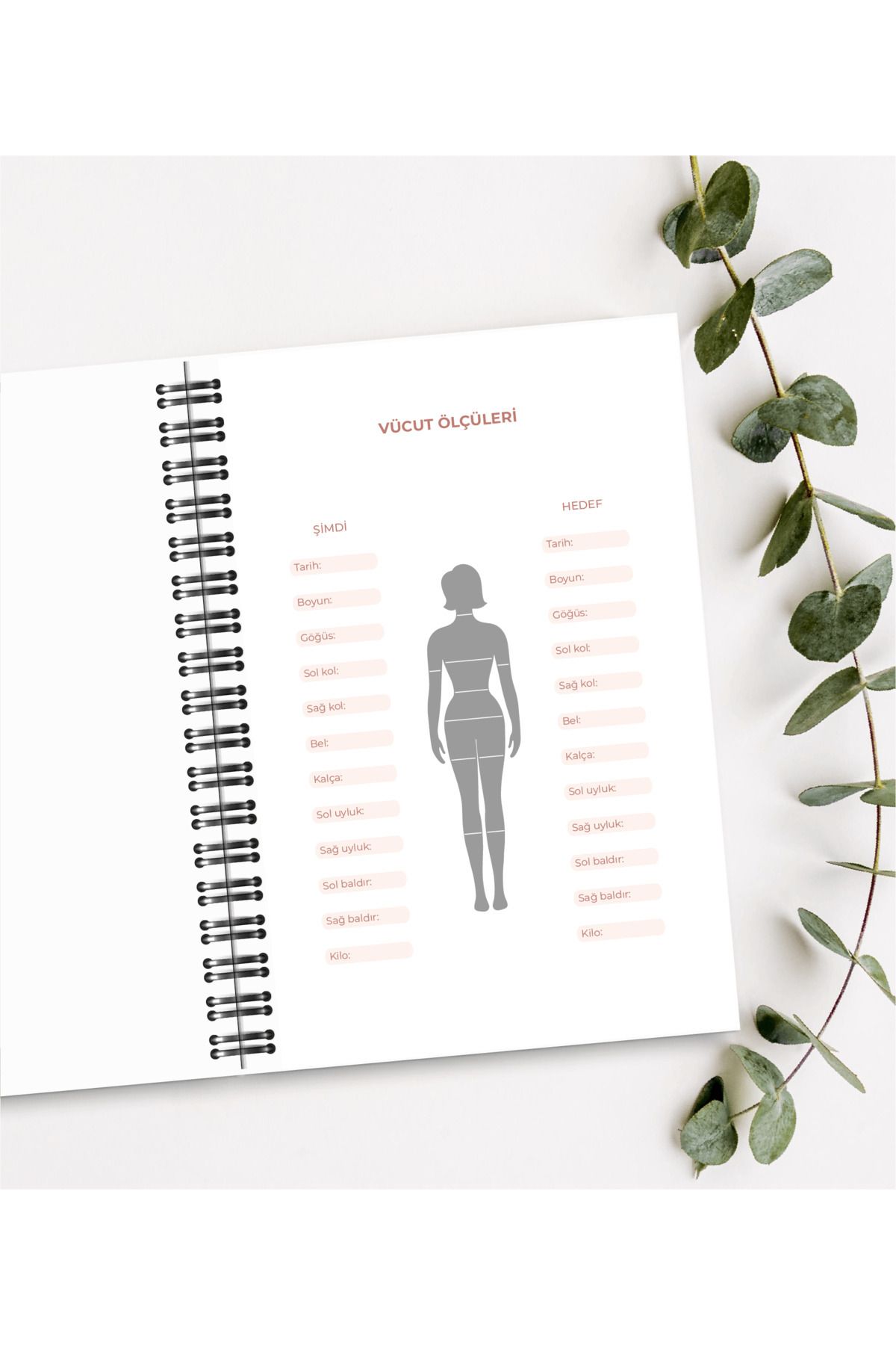 BULUT DİJİTAL-Diet and Exercise Program Tracking Notebook & Diet Notebook 2