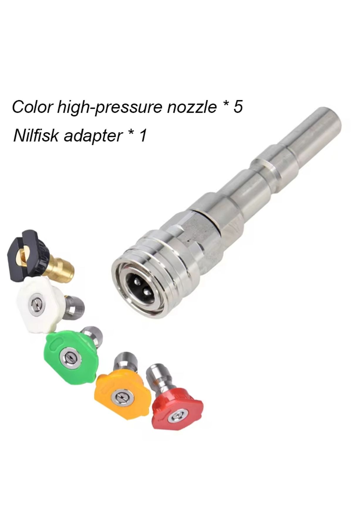 Choice-B Adapter for Nilfisk KEW ALTO WAP CALM, 1/4" Quick Connect with Spray Nozzle & Extension Bar, High. 1