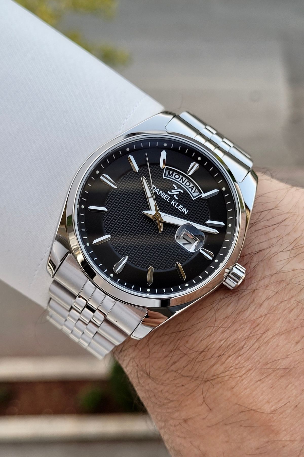 Daniel Klein Kadranı Siyah Kordonu Silver Renk 24 Ay Garantili Fonksiyonları Aktif Erkek Kol Saati