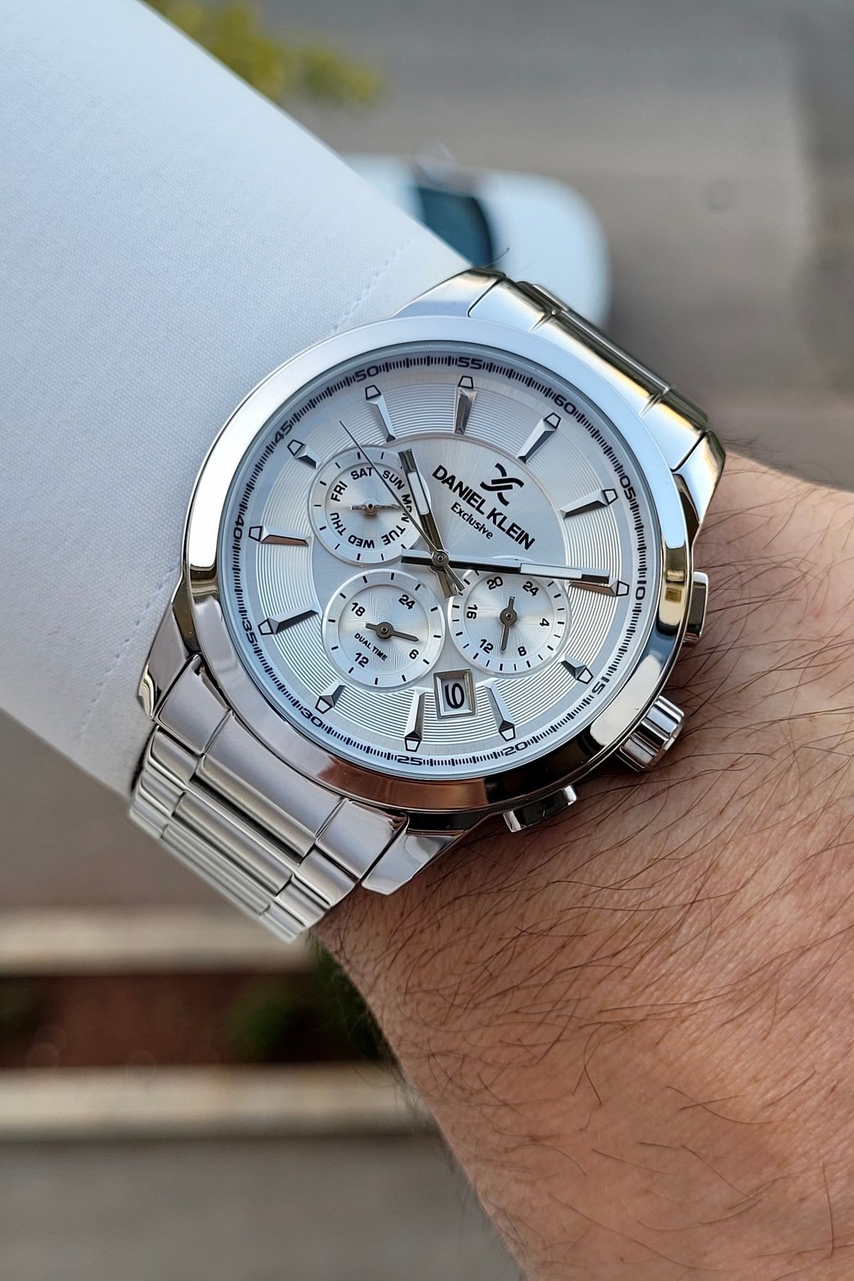 Daniel Klein Silver Renk 24 Ay Garantili Fonksiyonları Aktif Erkek Kol Saati