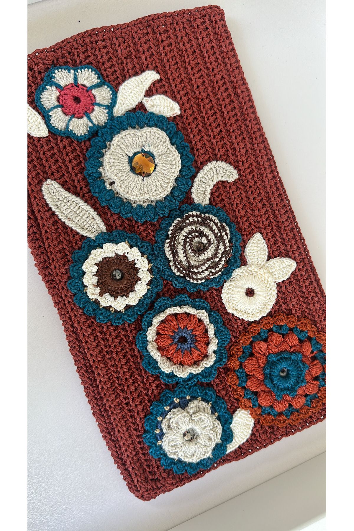 Morsanat Motif İşlemeli Özel Tasarım Çanta