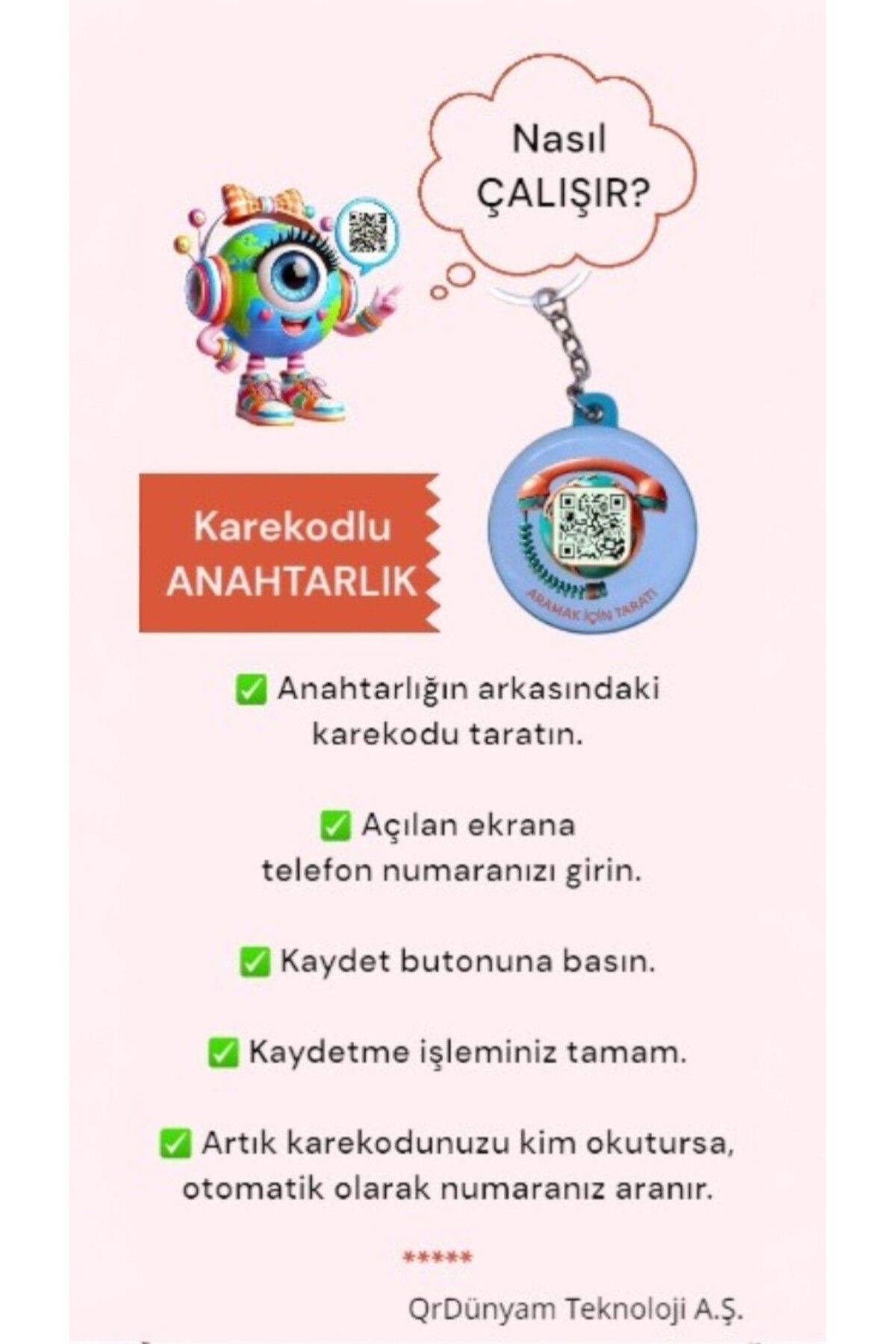 Papatya Silver kişiselleştirilen anahtarlık