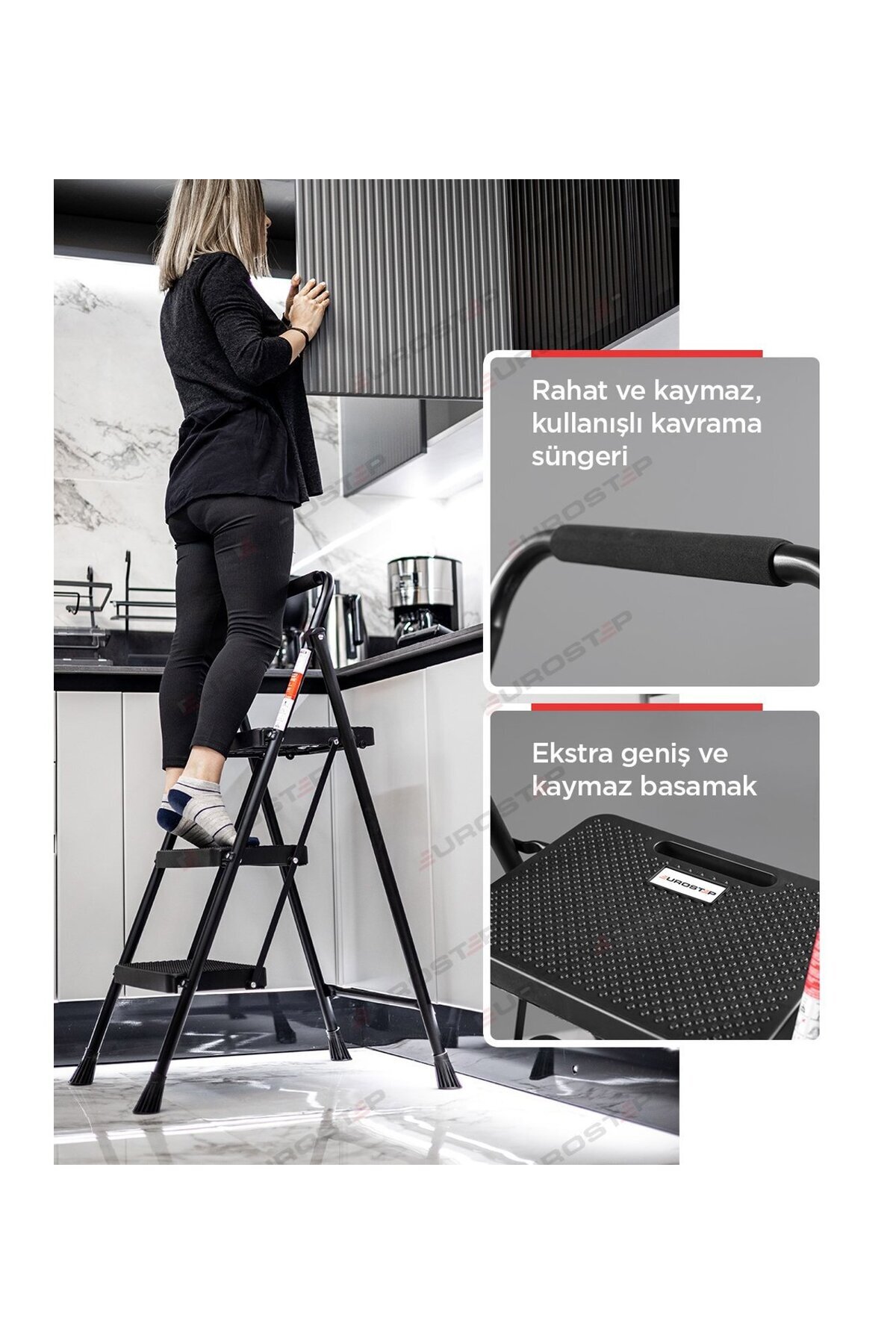 Master 504291 Europen Step Merdiven 3 Basamaklı