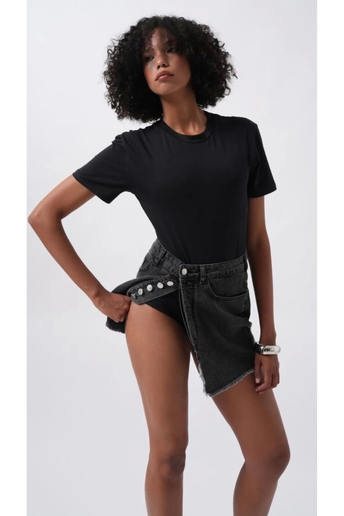 Silerra T-Shirt Detay Bodysuit