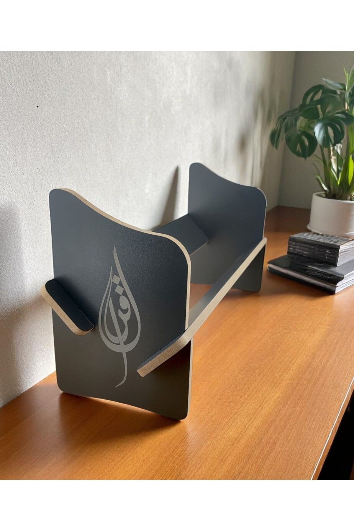 1000Nar-Desktop Bookshelf / Portable Bookshelf /Desktop Organizer / Embroidered Bookshelf 45cm X 14.5cm X 21cm 3