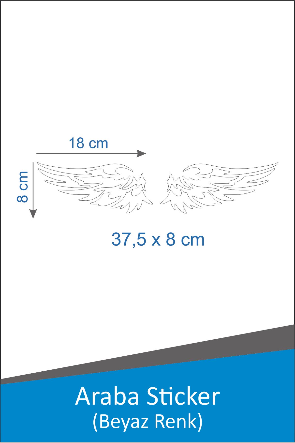 merta ARABA STİCKER ETİKET KANAT