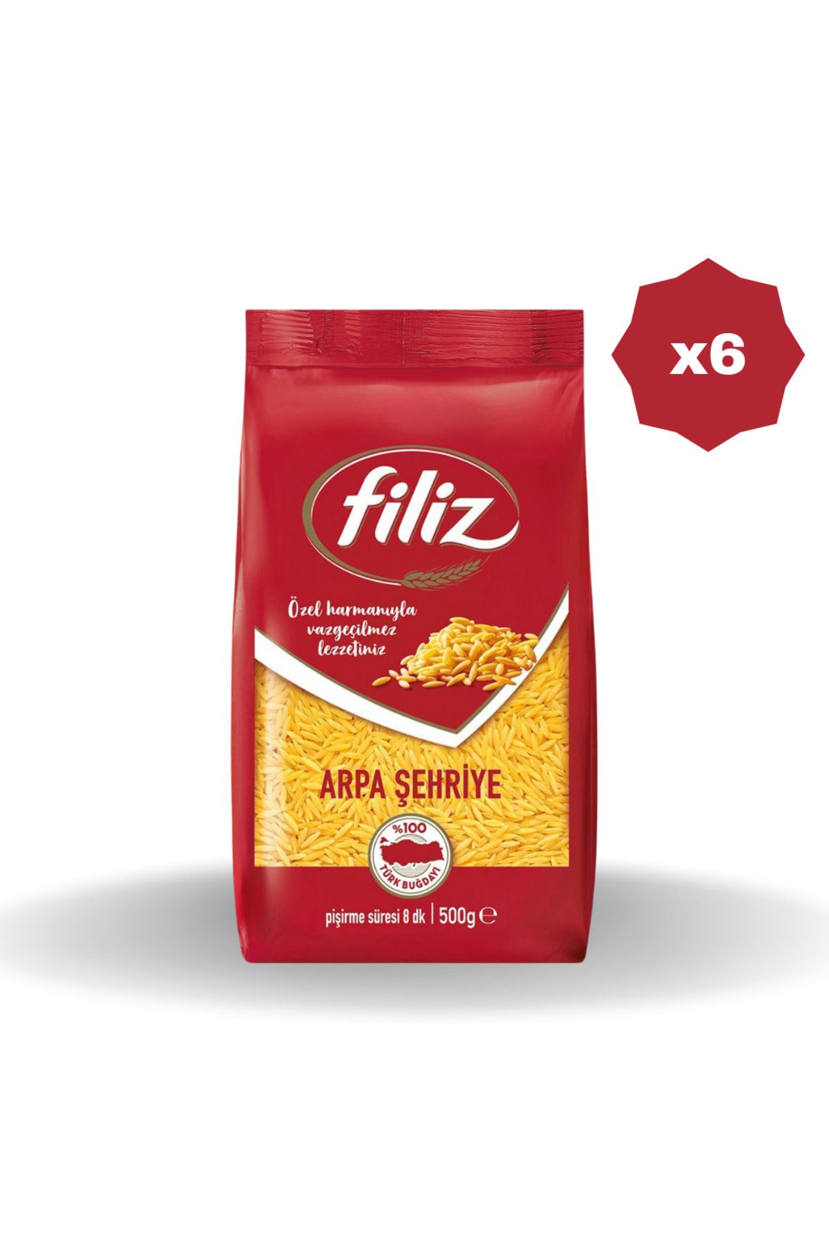 FİLİZ ARPA ŞEHRİYE MAKARNA 500 GR - (6 ADET)
