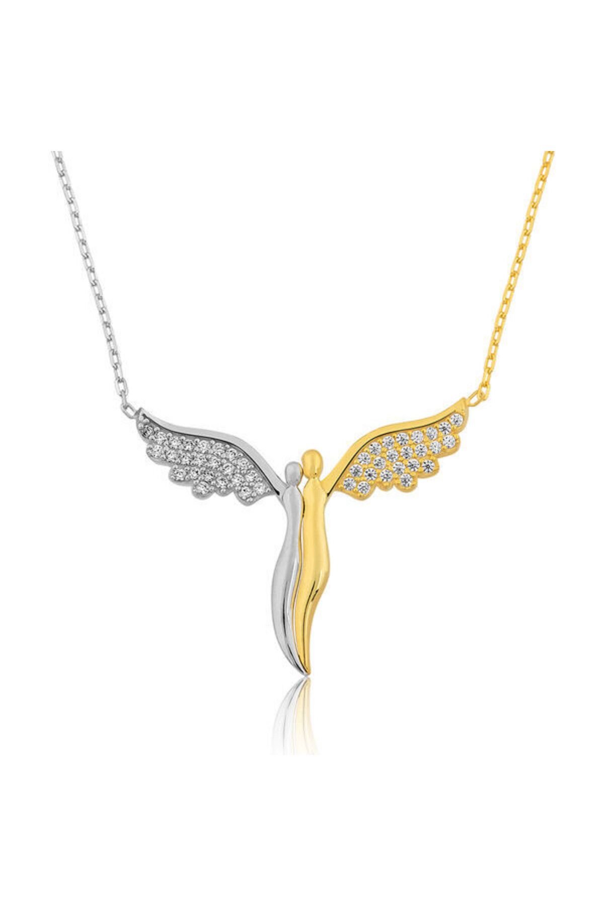 shop Kanatlı Melekler 925 Ayar Gümüş Kolye