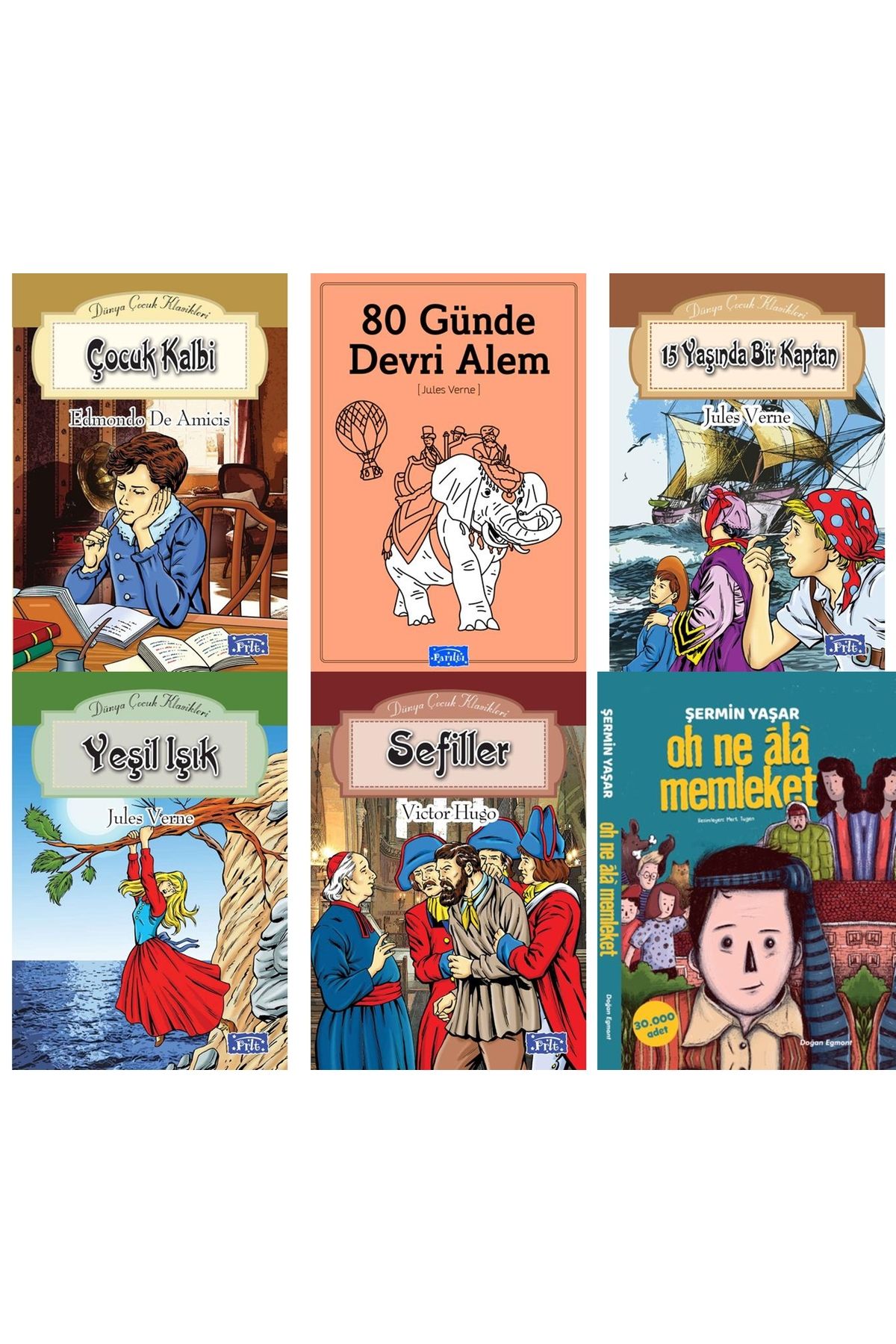 Parıltı Yayınları PARILTI YAYINLARI OH NE ALA MEMLEKET SEFİLLER ÇOCUK KALBİ YEŞİL IŞIK