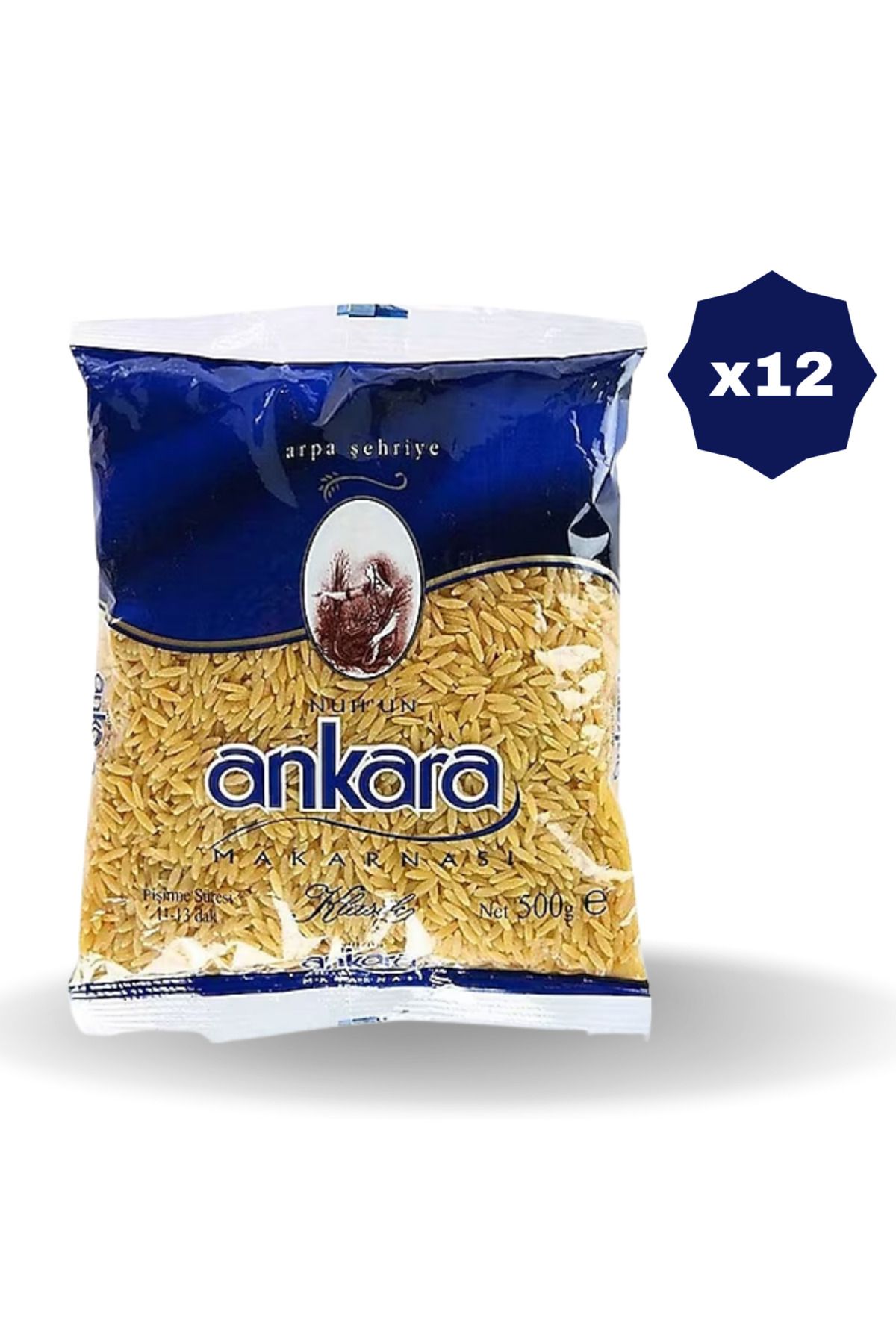 Nuh'un Ankara ARPA ŞEHRİYE MAKARNA 500 GR - (12 ADET)