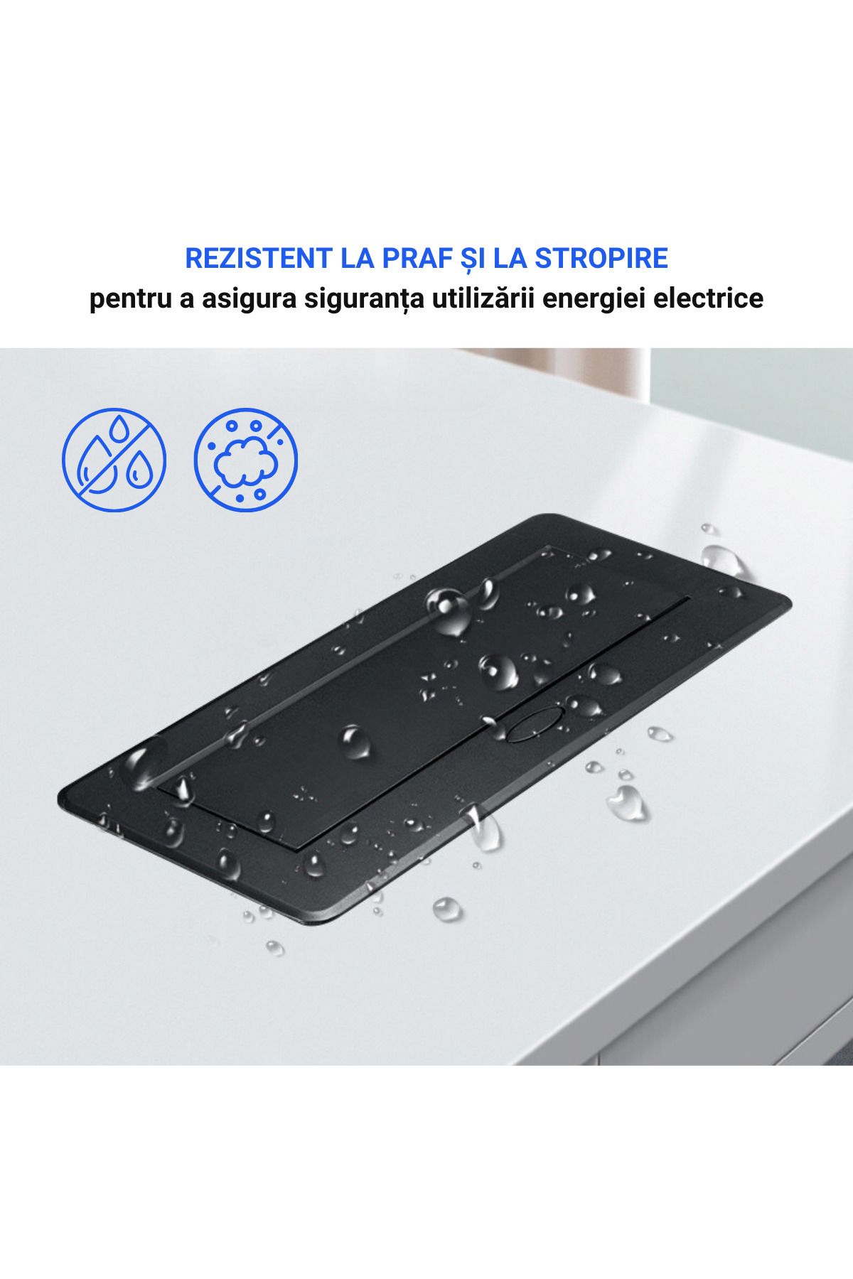 ATOMKIT-Built-in Socket in Furniture, 2 Schuko Sockets, USB-C, HDMI Input, Network Input 10