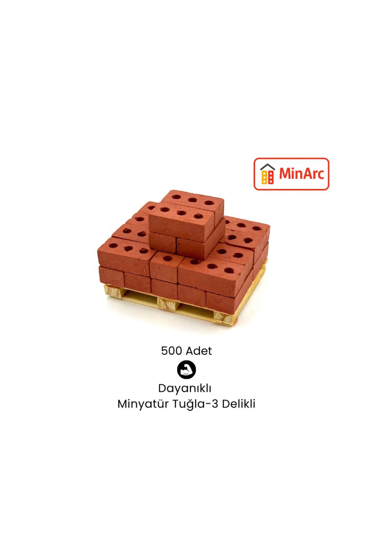 MinArc Minyatür Gerçekçi Tuğlalar – DIY Projeler, Hobi ve Dekoratif Maketler İçin