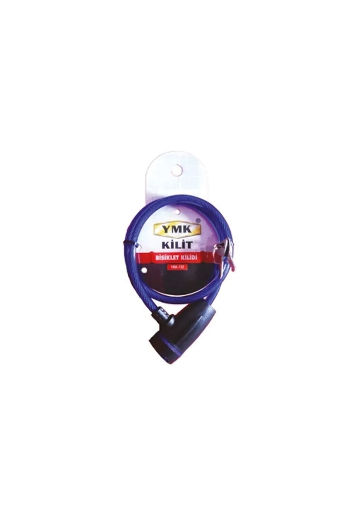 Generic Eko Çelik Halatlı, İzoleli Bisiklet Kilidi - 8mm, 65 Cm