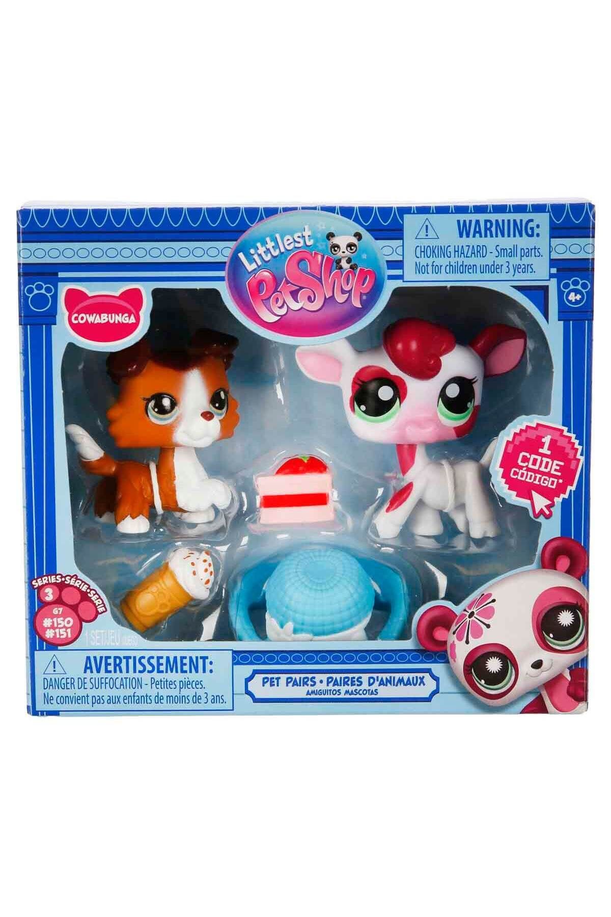 Littlest Pet Shop Minişler 2’li Figür Seti S3 - Collie Köpek Ve İnek