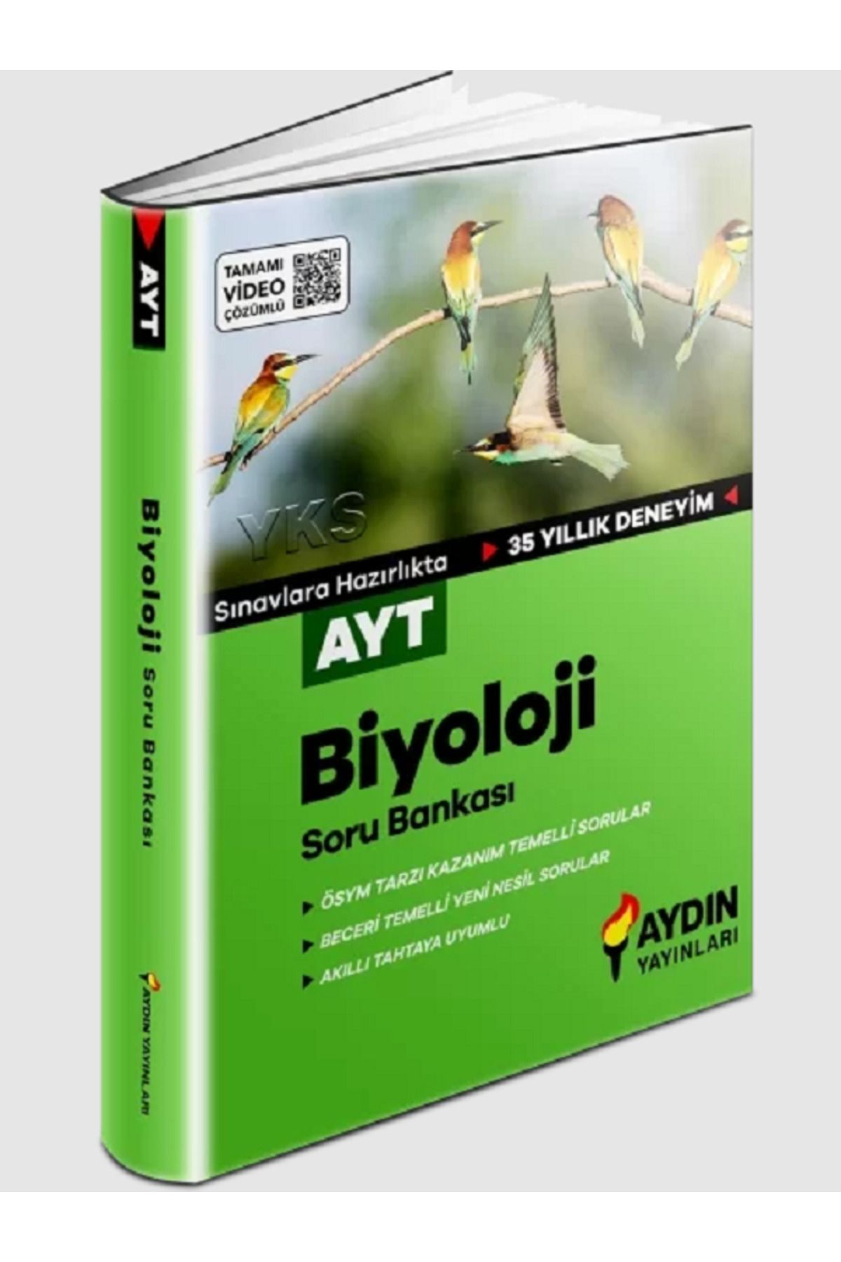 Evrensel İletişim Yayınları Aydın Yay. AYT Biyoloji Soru Bankası / Sınavlara Hazırlık - Tamamı Video Çözümlü