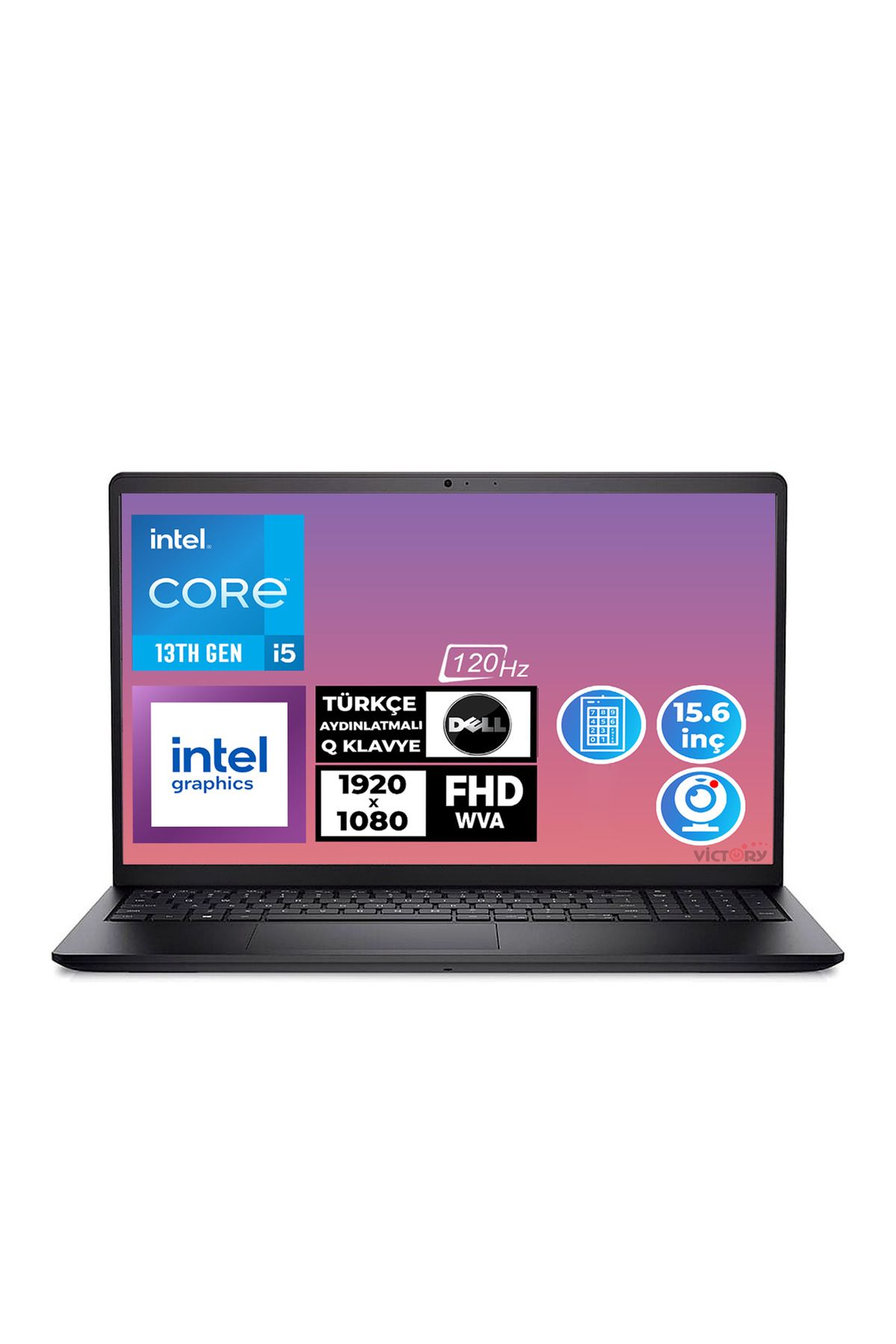 Dell Vostro 3530 i5-1334U 32GB 1TB SSD 15.6" FHD W11P Taşınabilir Bilgisayar N3404PVNB3530U 010