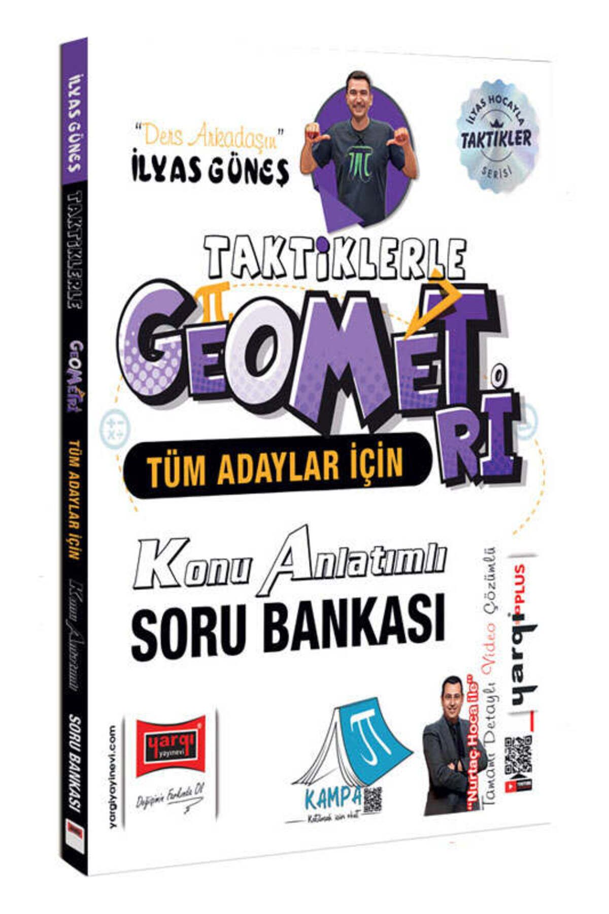 Yargı Yayınları Tüm Adaylar İçin Taktiklerle Temel Geometri Konu Anlatımlı Soru Bankası (İlyas Güneş)