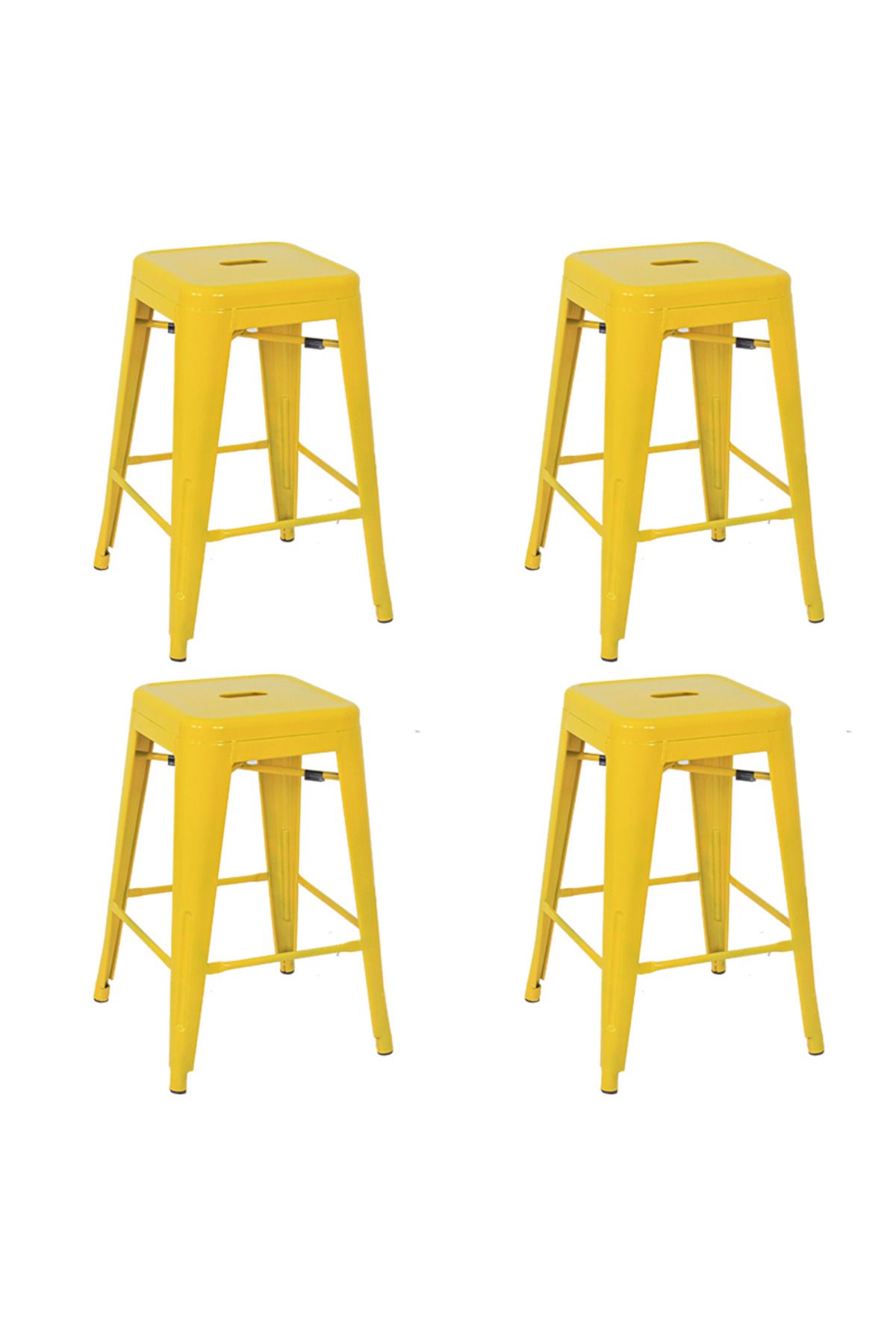 ChairLife Tolix Yüksek Metal Tabure (4 Adet)