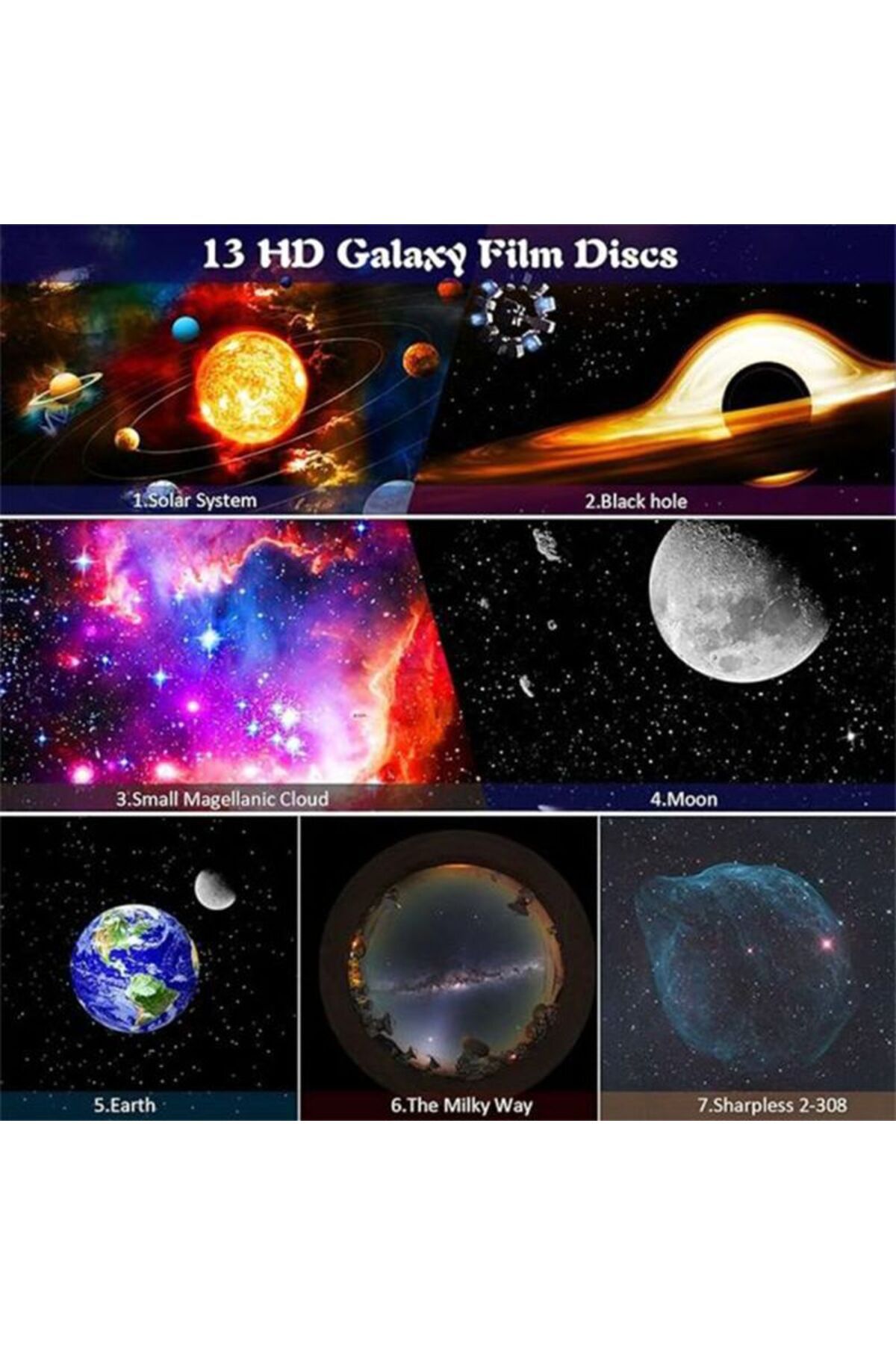 Generic-Rocket, Astronaut, Starry Sky Projection Atmosphere Light, Bluetooth Sound, Smart APP 3